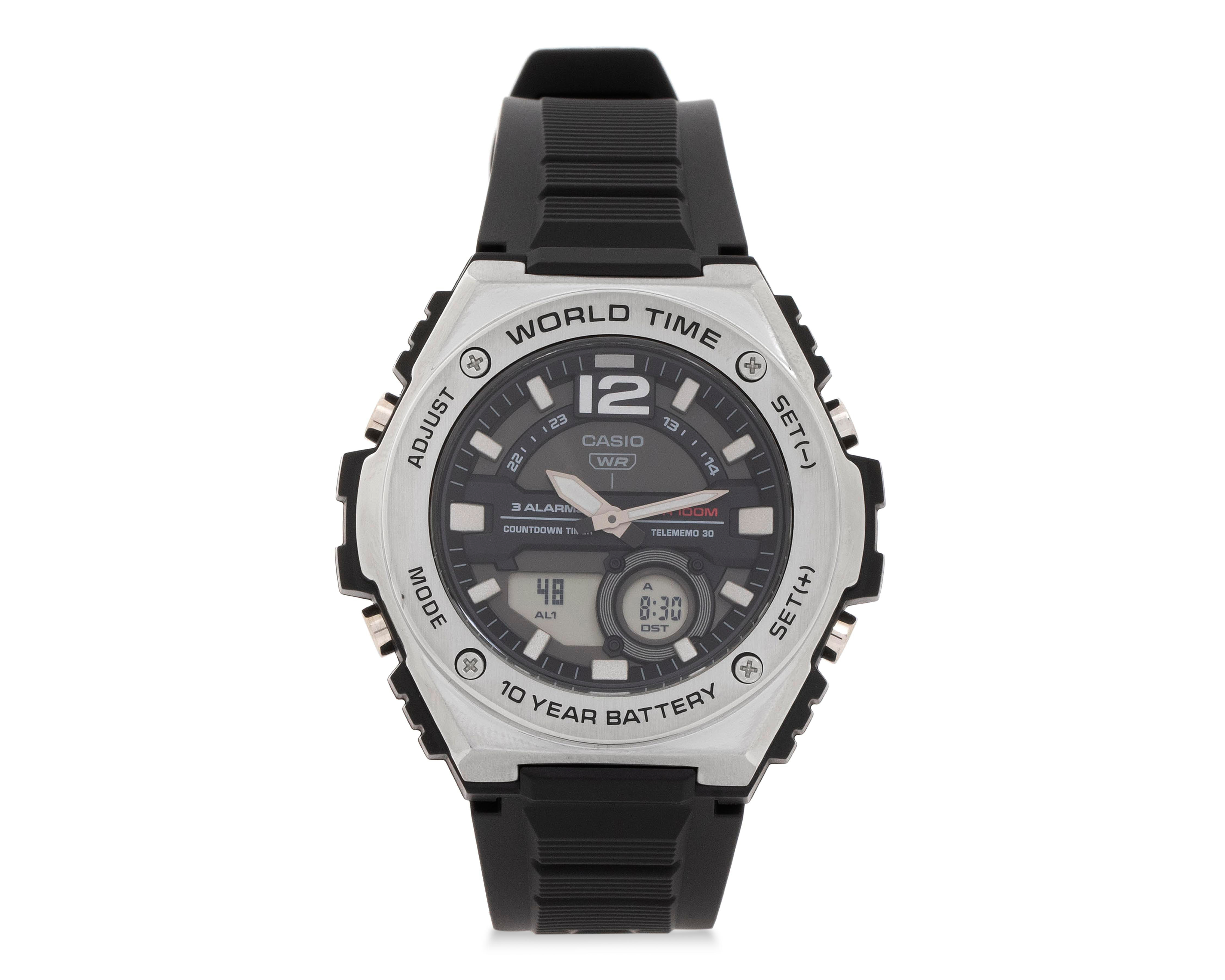 Reloj para Hombre Casio MWQ-100-1AVCF PLATEADO $1,039