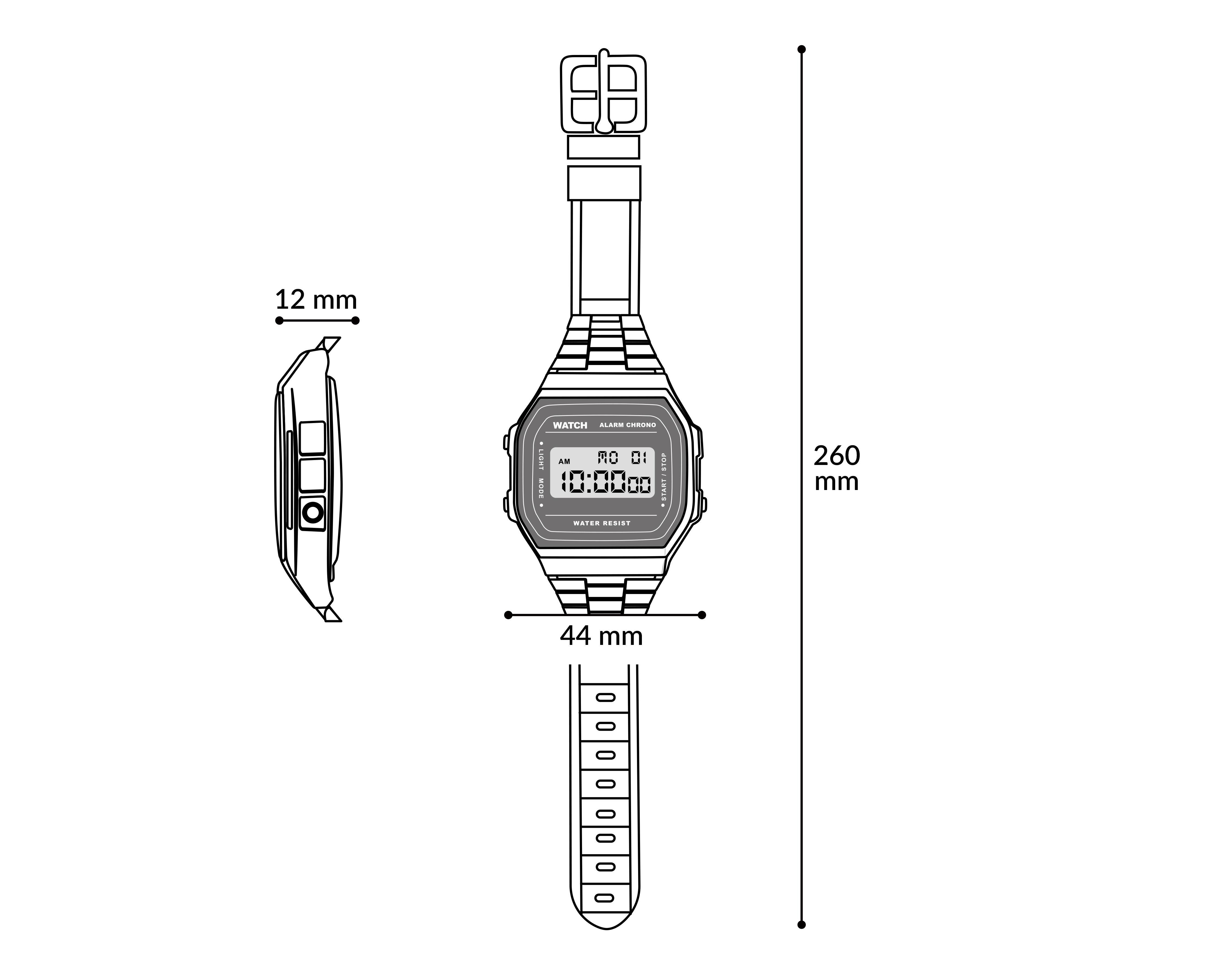 Foto 8 pulgar | Reloj para Hombre Casio MDV-106DD-1A1VCF Negro