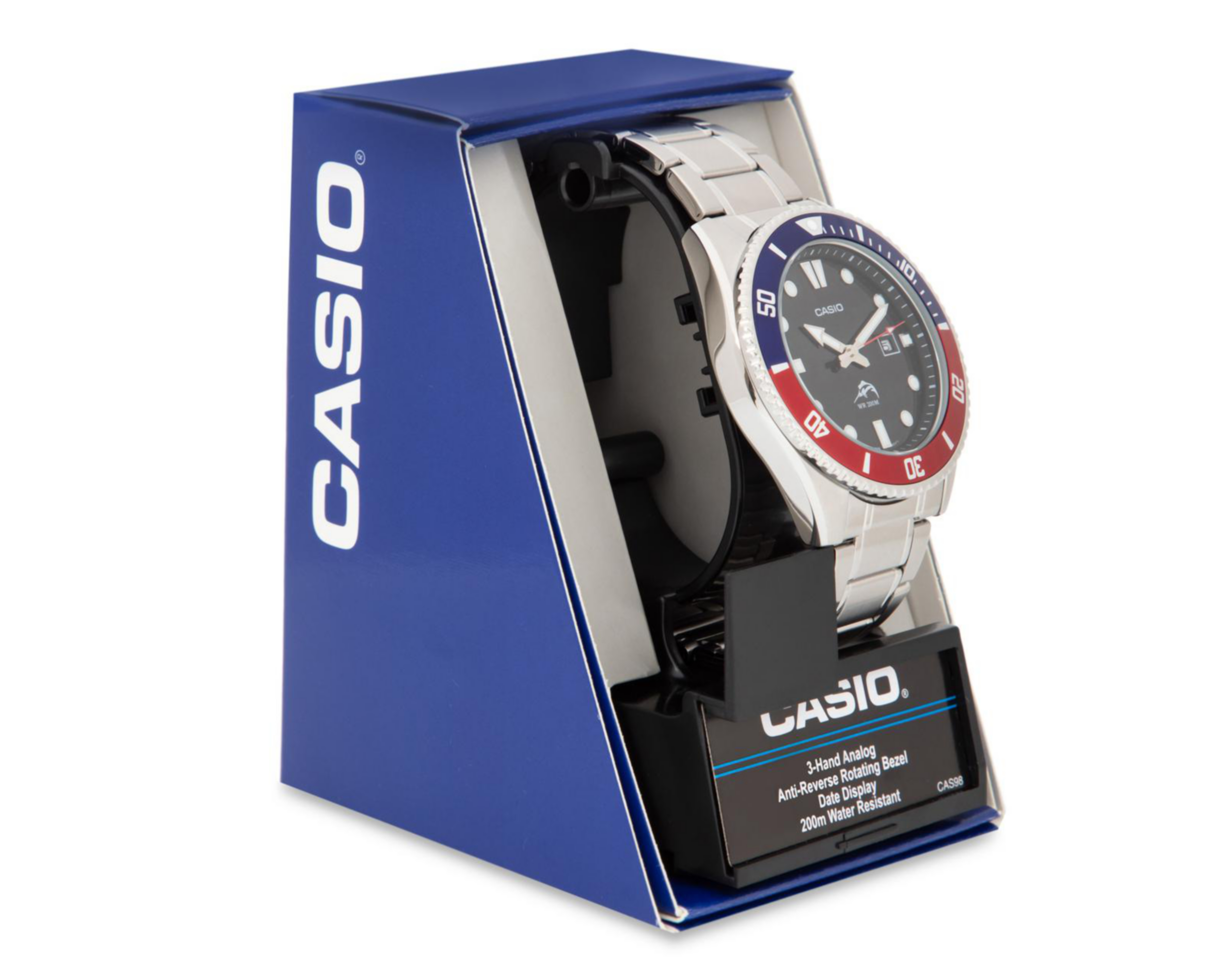 Foto 5 | Reloj Casio MDV-106DD-1A2VCF Plateado