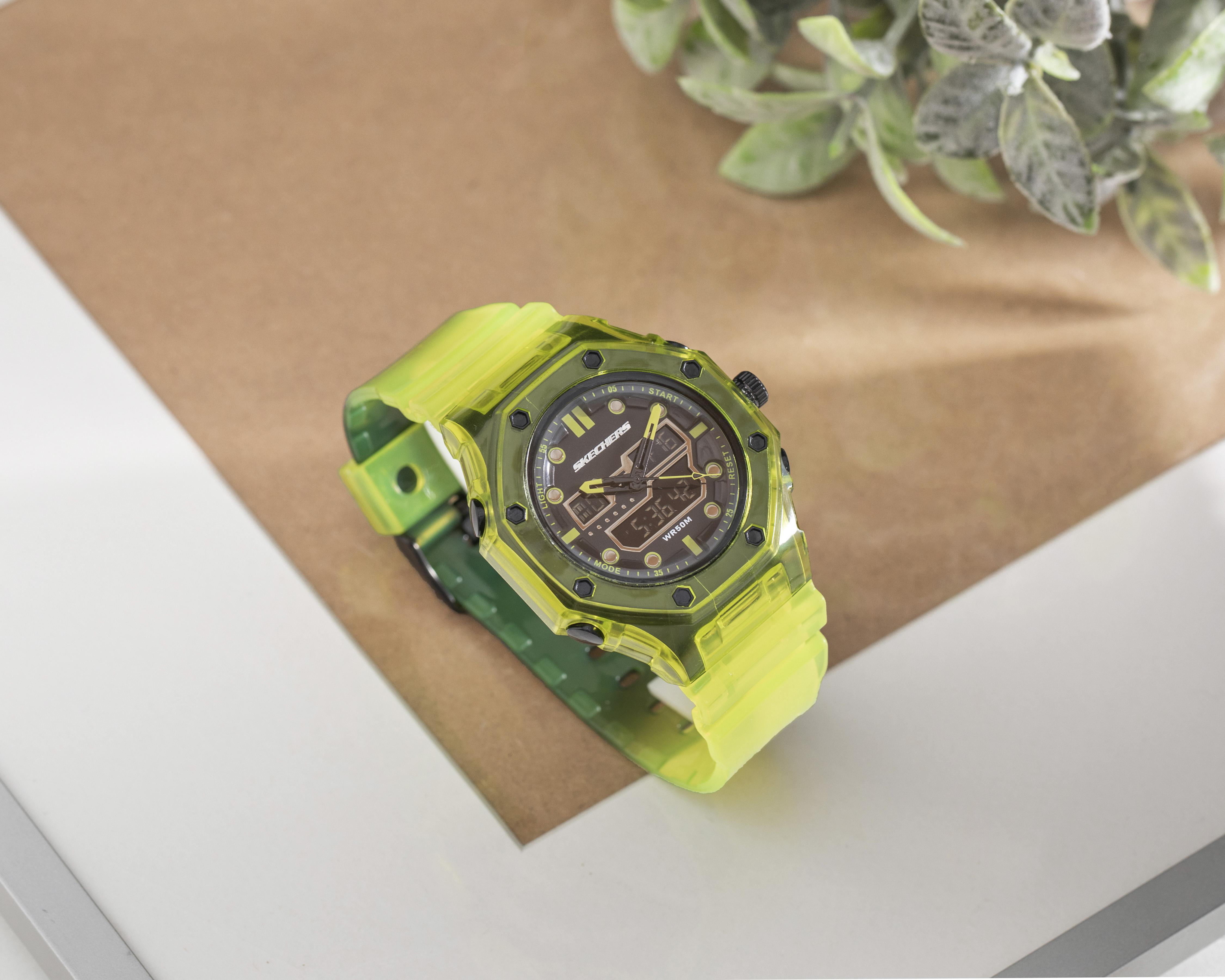 Foto 7 pulgar | Reloj Skechers SR1168 Verde