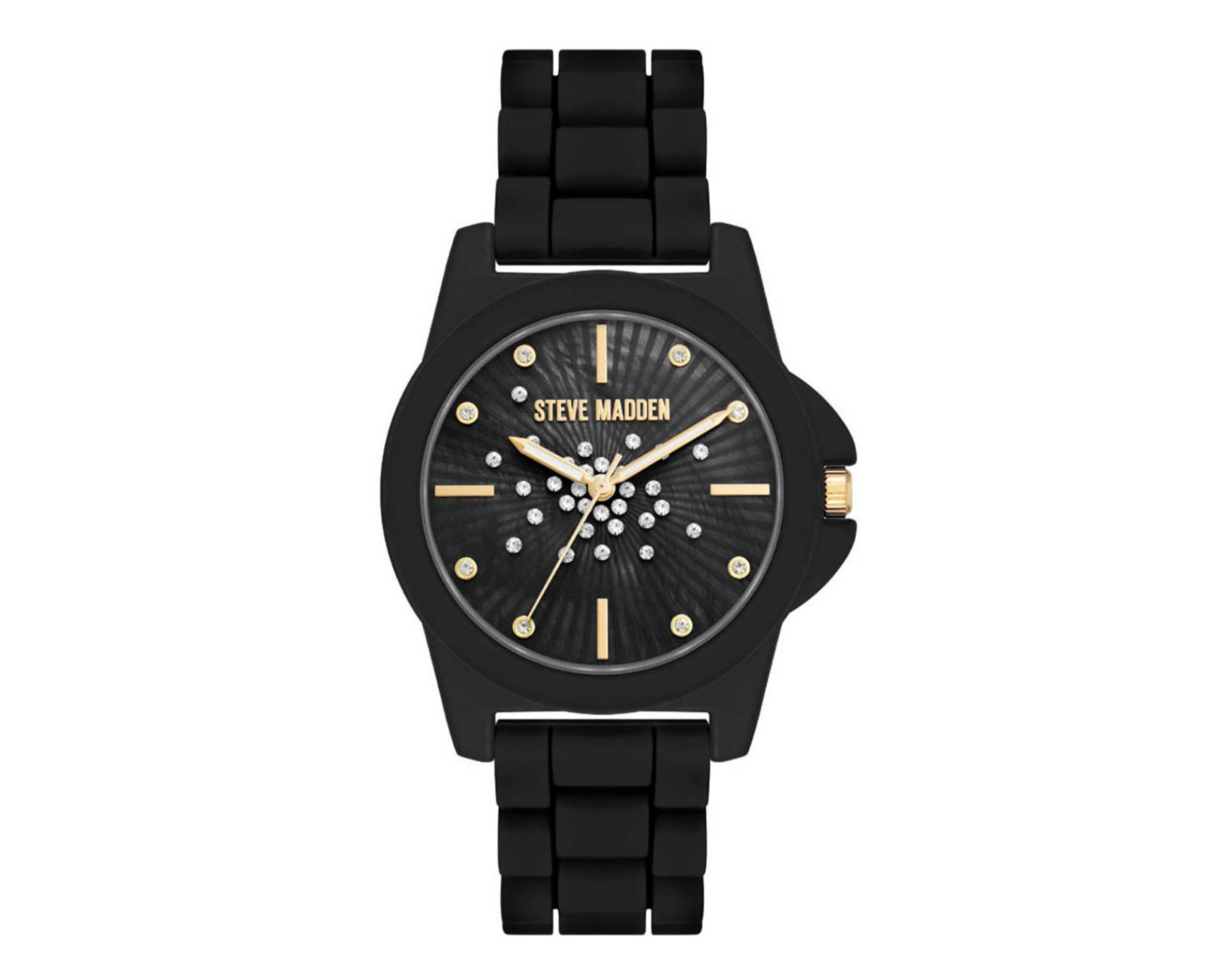 Foto 2 pulgar | Reloj Steve Madden para Hombre SM8120BKBK Negro