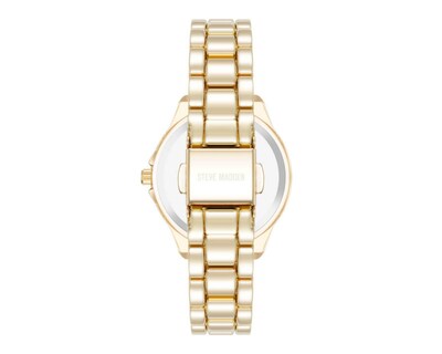 Foto 3 | Reloj para Mujer Steve Madden SM8104CHGP Dorado