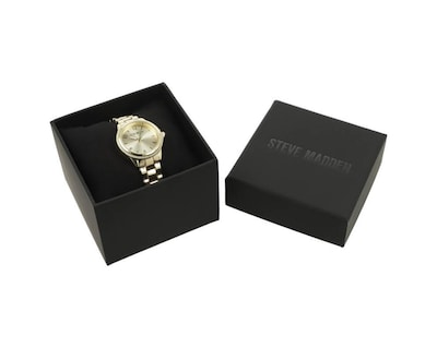 Foto 4 | Reloj para Mujer Steve Madden SM8104CHGP Dorado