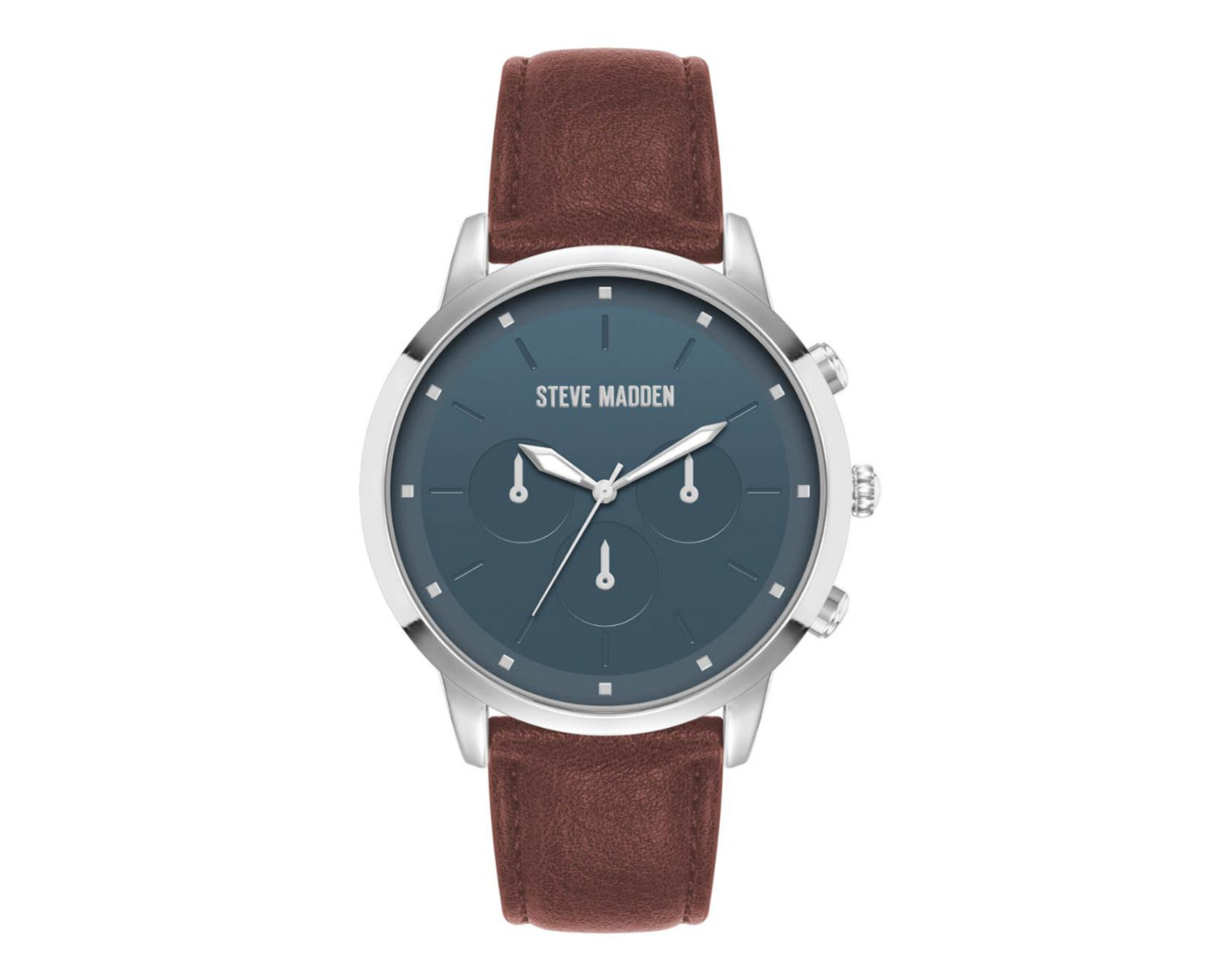 Foto 2 pulgar | Reloj para Hombre Steve Madden SM9116NVSV Café