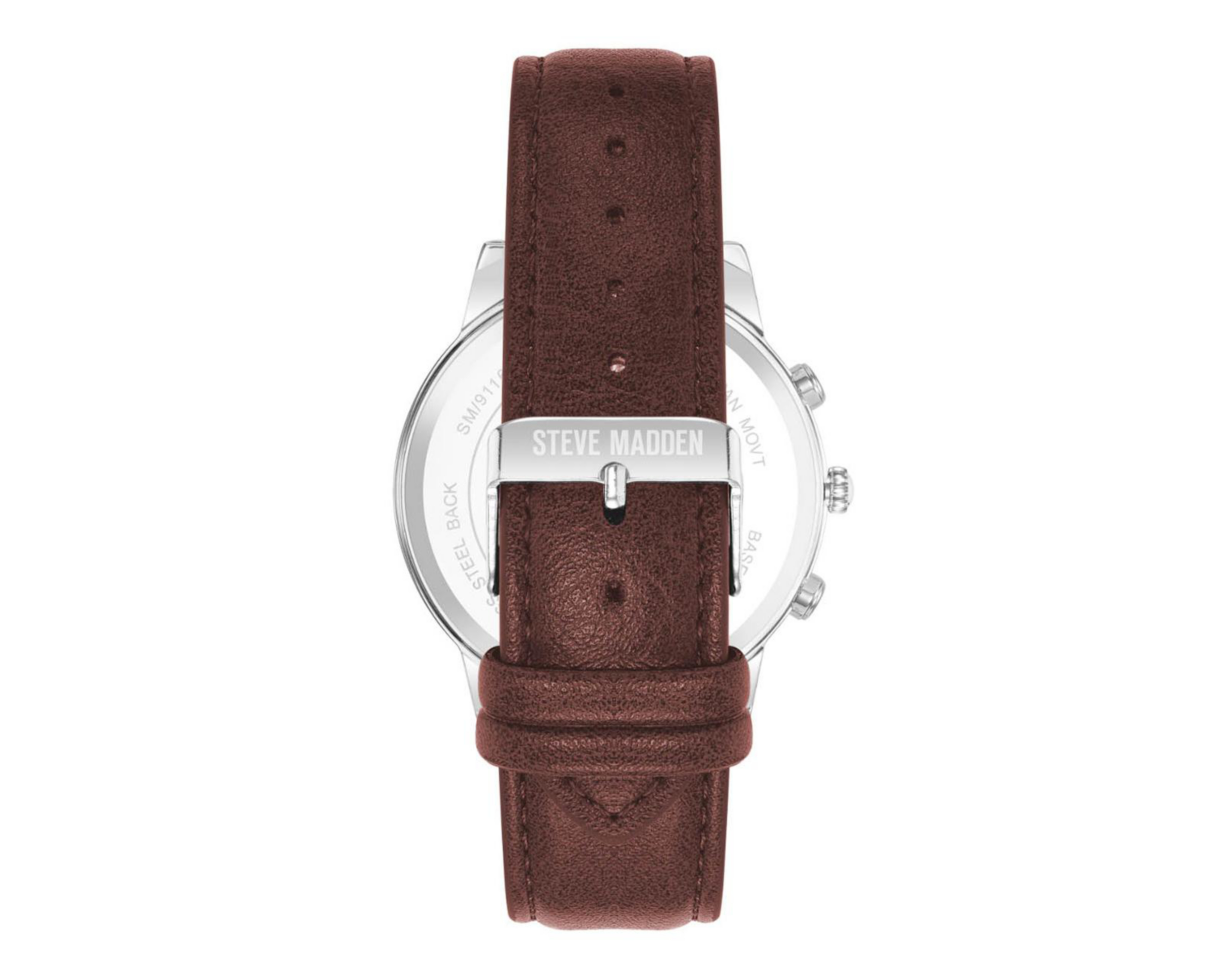 Foto 4 pulgar | Reloj para Hombre Steve Madden SM9116NVSV Café