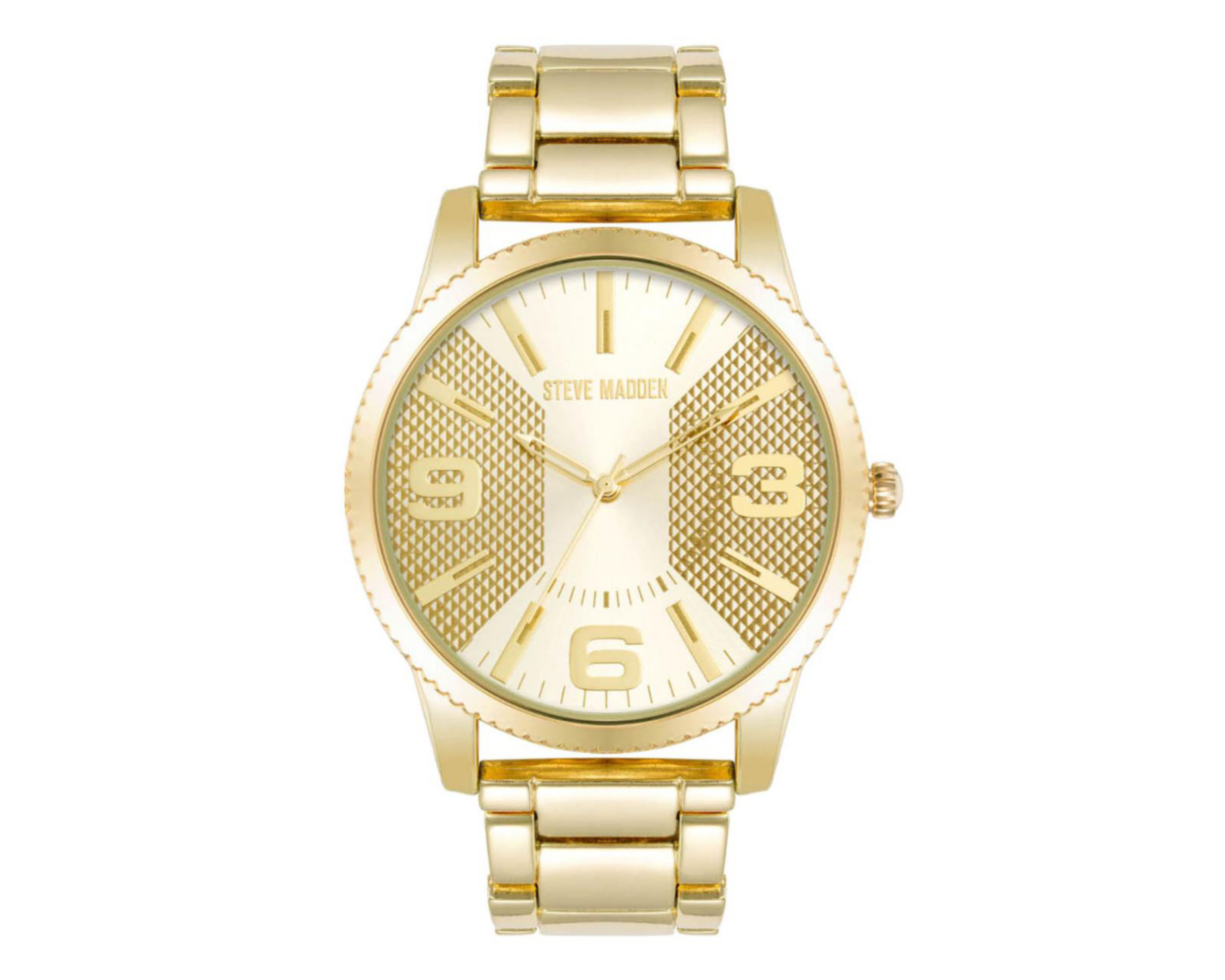 Foto 2 pulgar | Reloj para Hombre Steve Madden SM9104CHGP Dorado