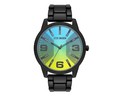 Foto 1 | Reloj para Hombre Steve Madden SM9104BLBK Negro