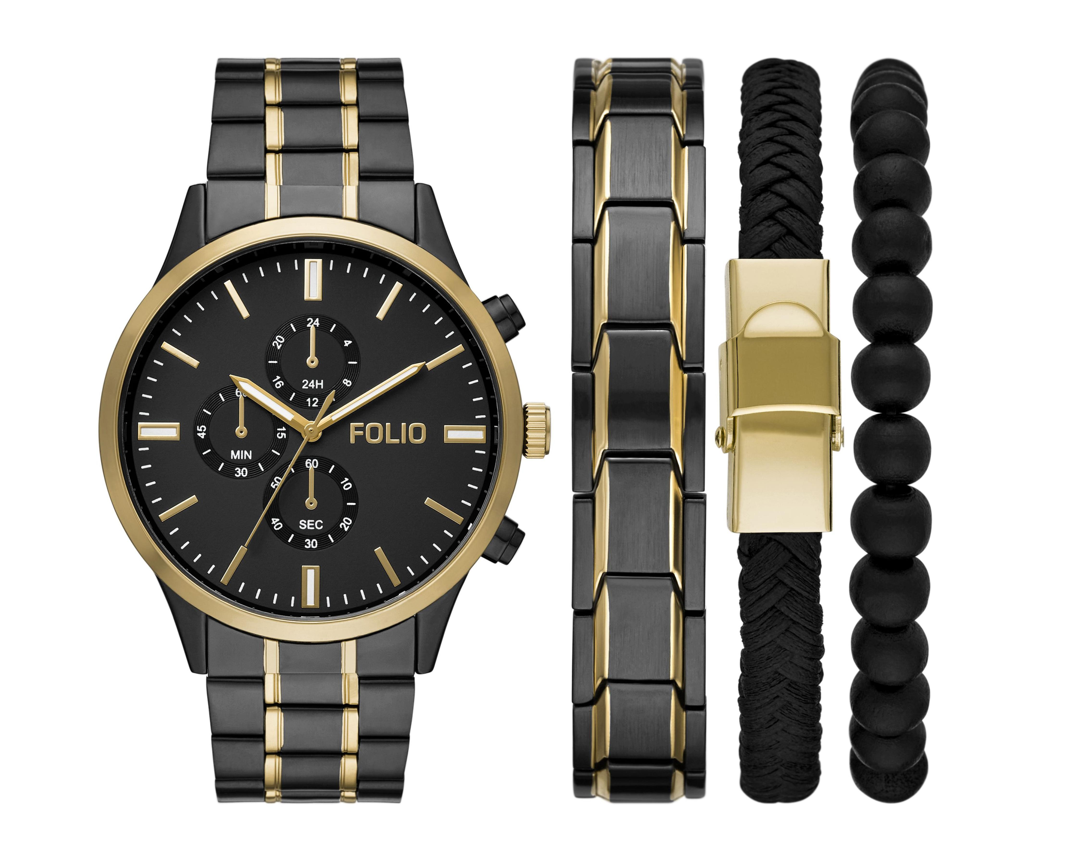 Foto 2 pulgar | Reloj para Hombre Folio FMDFL6046 con 3 Accesorios