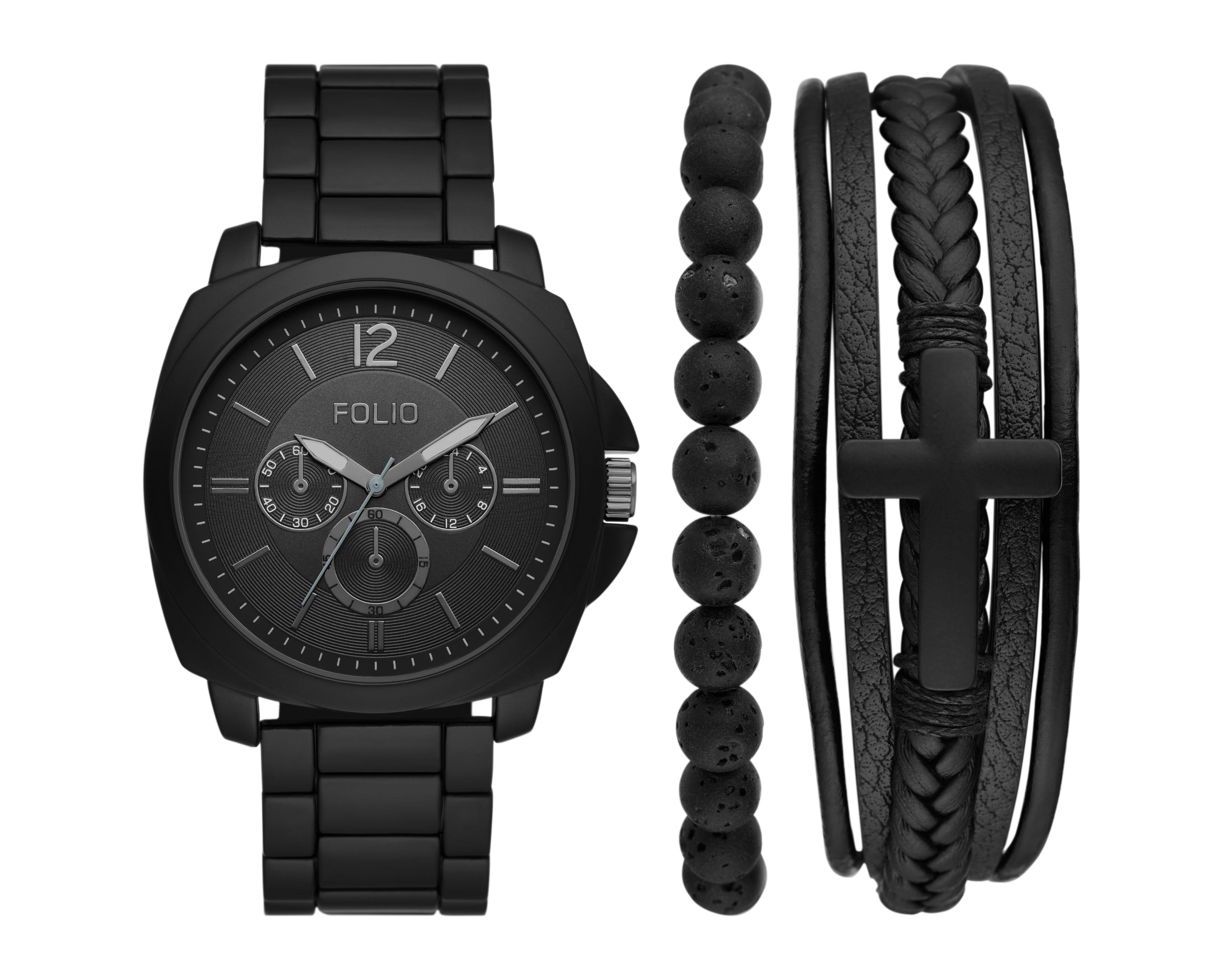 Foto 2 pulgar | Reloj para Hombre Folio FMDFL6051 con 2 Accesorios