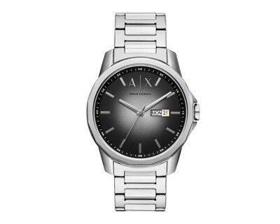 Foto 1 | Reloj Armani Exchange Banks Plateado