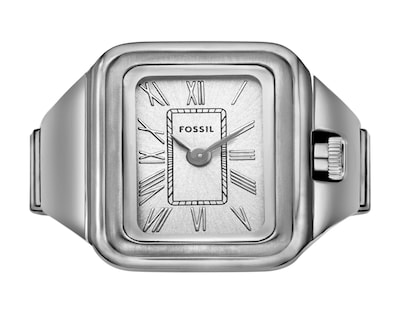Foto 1 | Anillo Reloj para Mujer Fossil ES5344 Plateado
