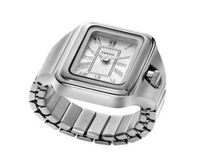 Foto 2 | Anillo Reloj para Mujer Fossil ES5344 Plateado