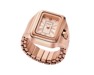 Foto 2 | Anillo de Reloj para Mujer Fossil ES5345 Oro Rosa