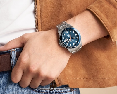 Foto 4 | Reloj Fossil FS6050 Plateado