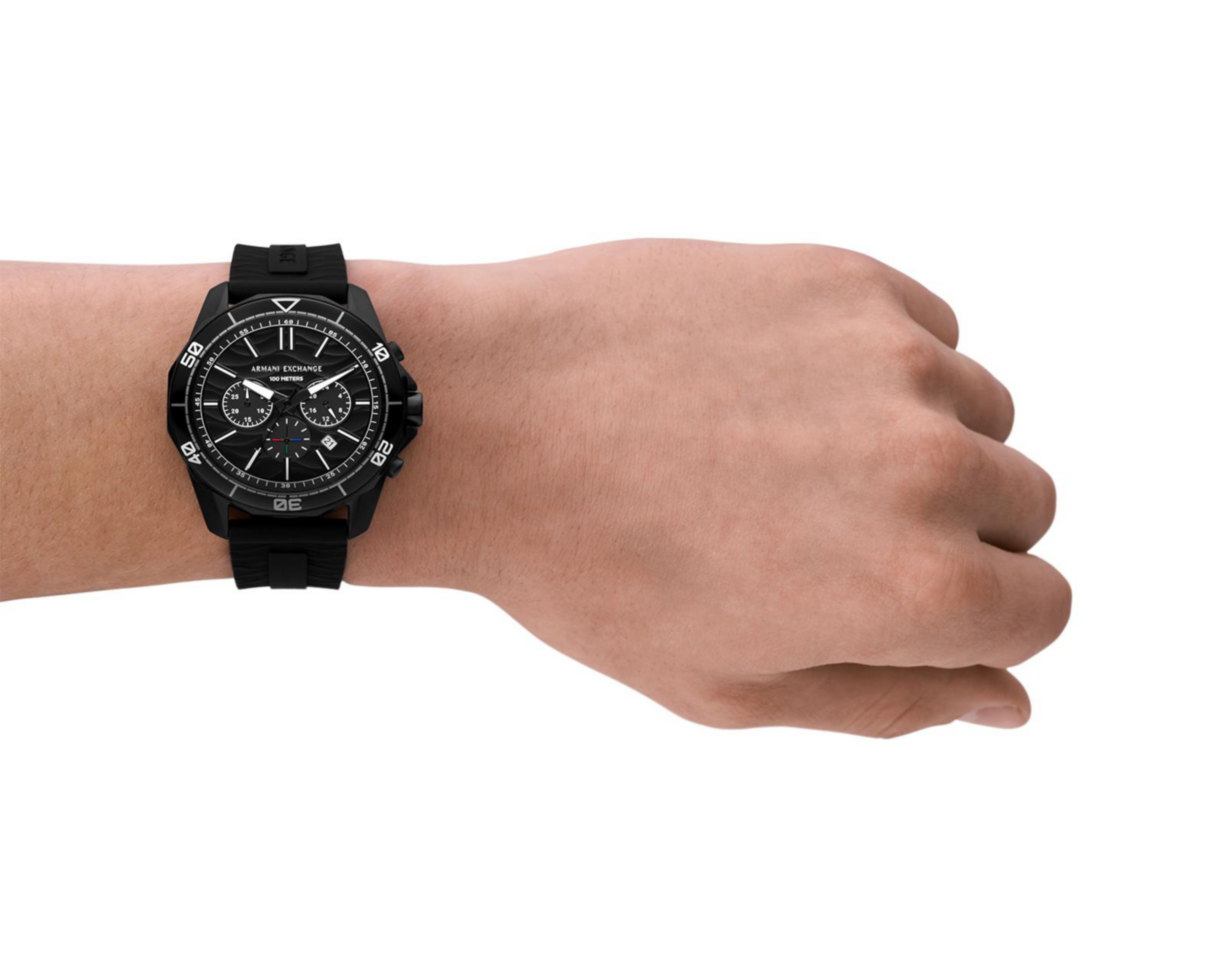 Foto 5 pulgar | Reloj para Hombre Armani Exchange Negro Ax1961