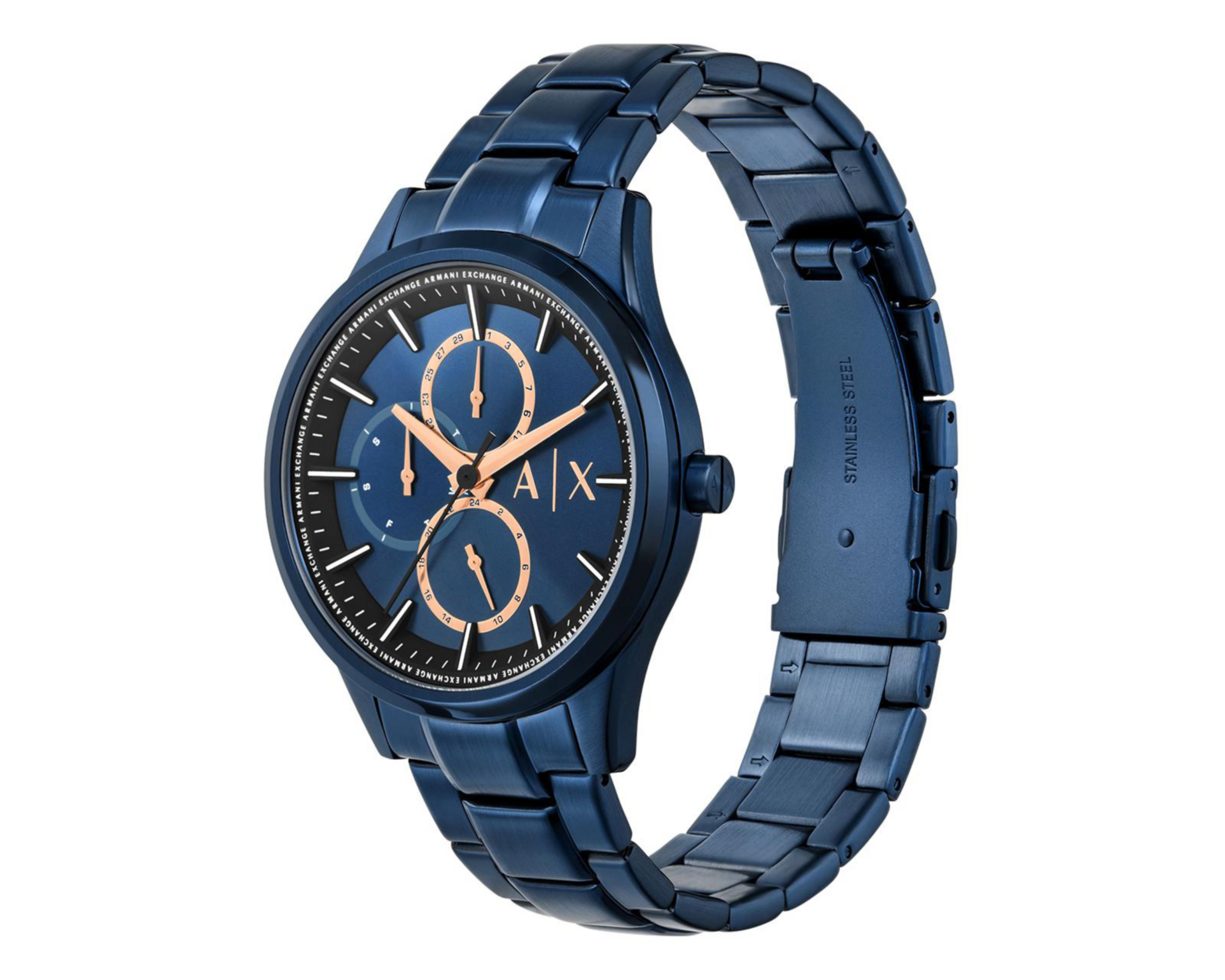 Foto 5 pulgar | Reloj para Hombre Armani Exchange Azul AX1881