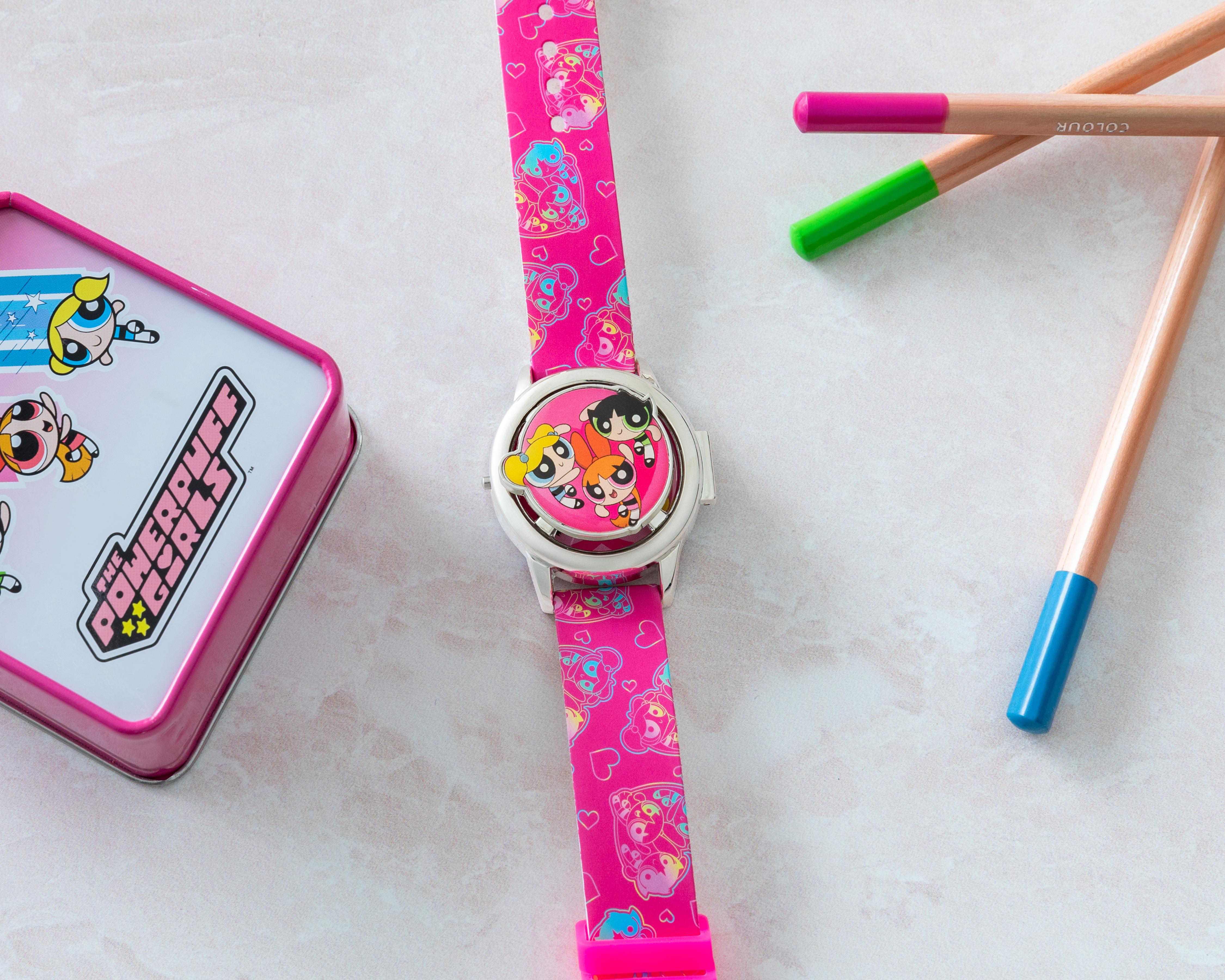 Foto 9 pulgar | Reloj para Niña Las Chicas Superpoderosas Rosa TPG4017RO