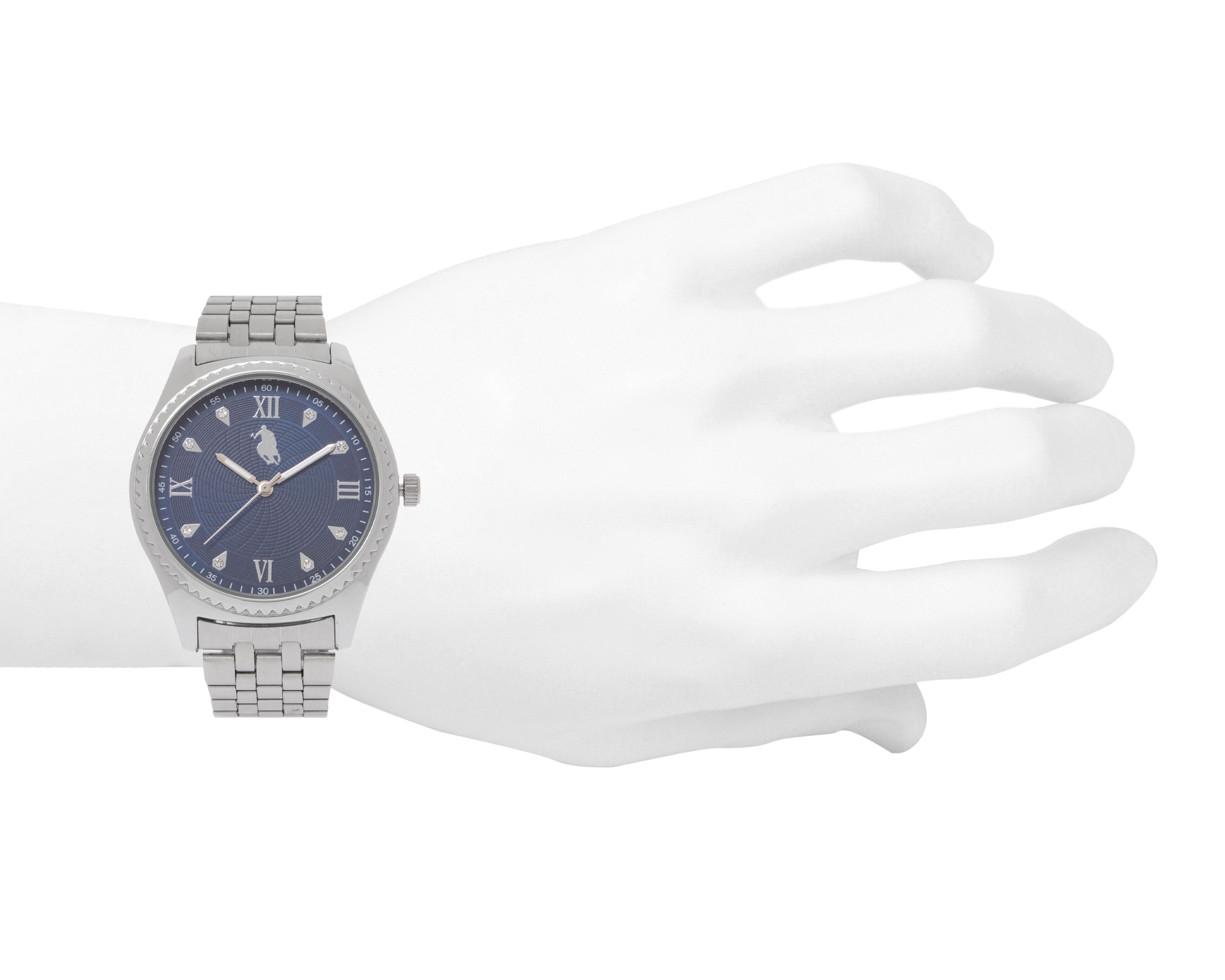 Foto 4 | Reloj Polo Union Club Unisex PUC-C-070-24 Plateado 2 Piezas