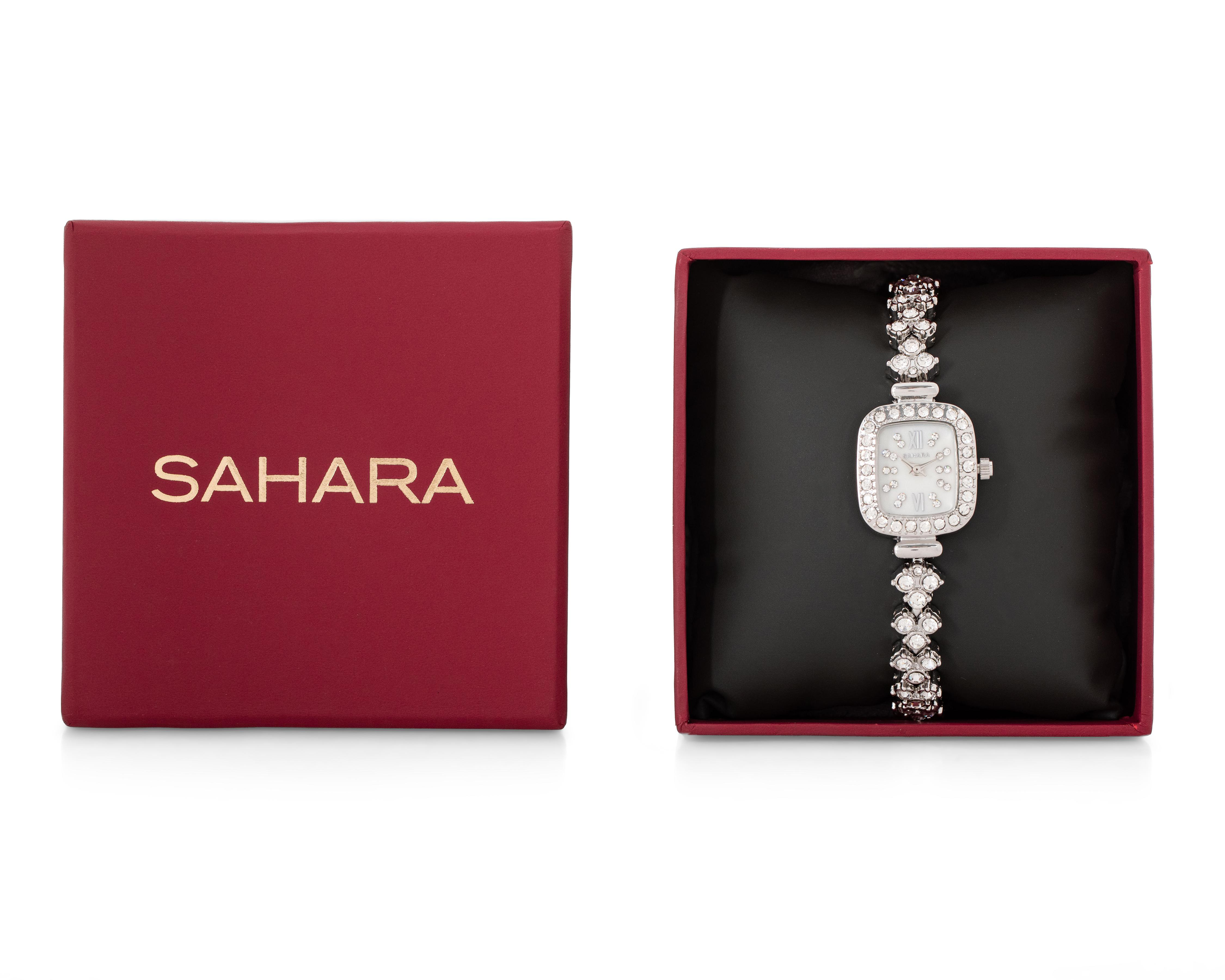 Foto 5 | Reloj para Mujer Sahara Plateado SHR-D-1180-24