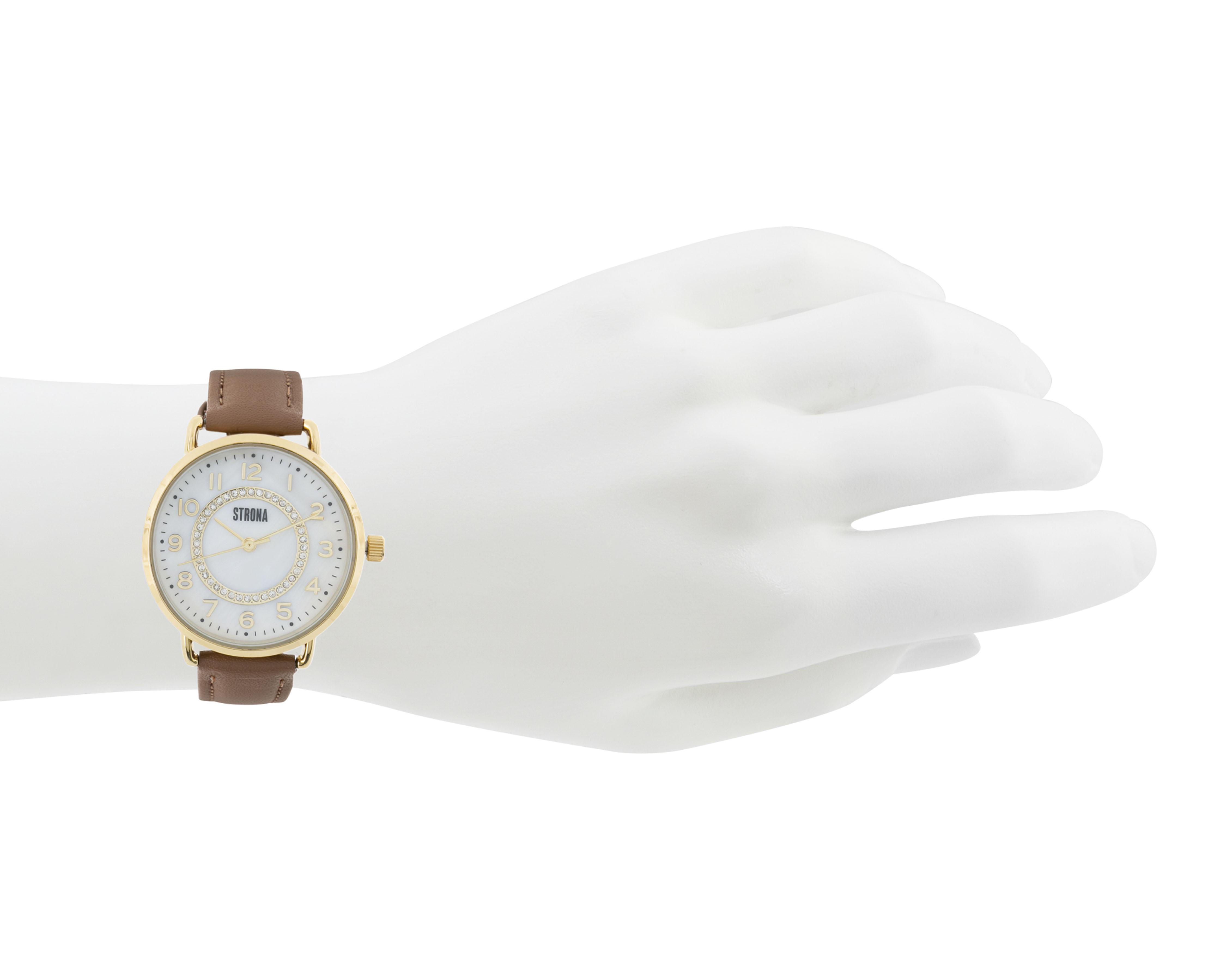 Foto 8 pulgar | Reloj para Mujer Strona STN-21102 con 4 Accesorios