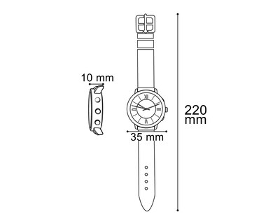 Foto 8 | Reloj para Mujer Strona STN-21102 con 4 Accesorios