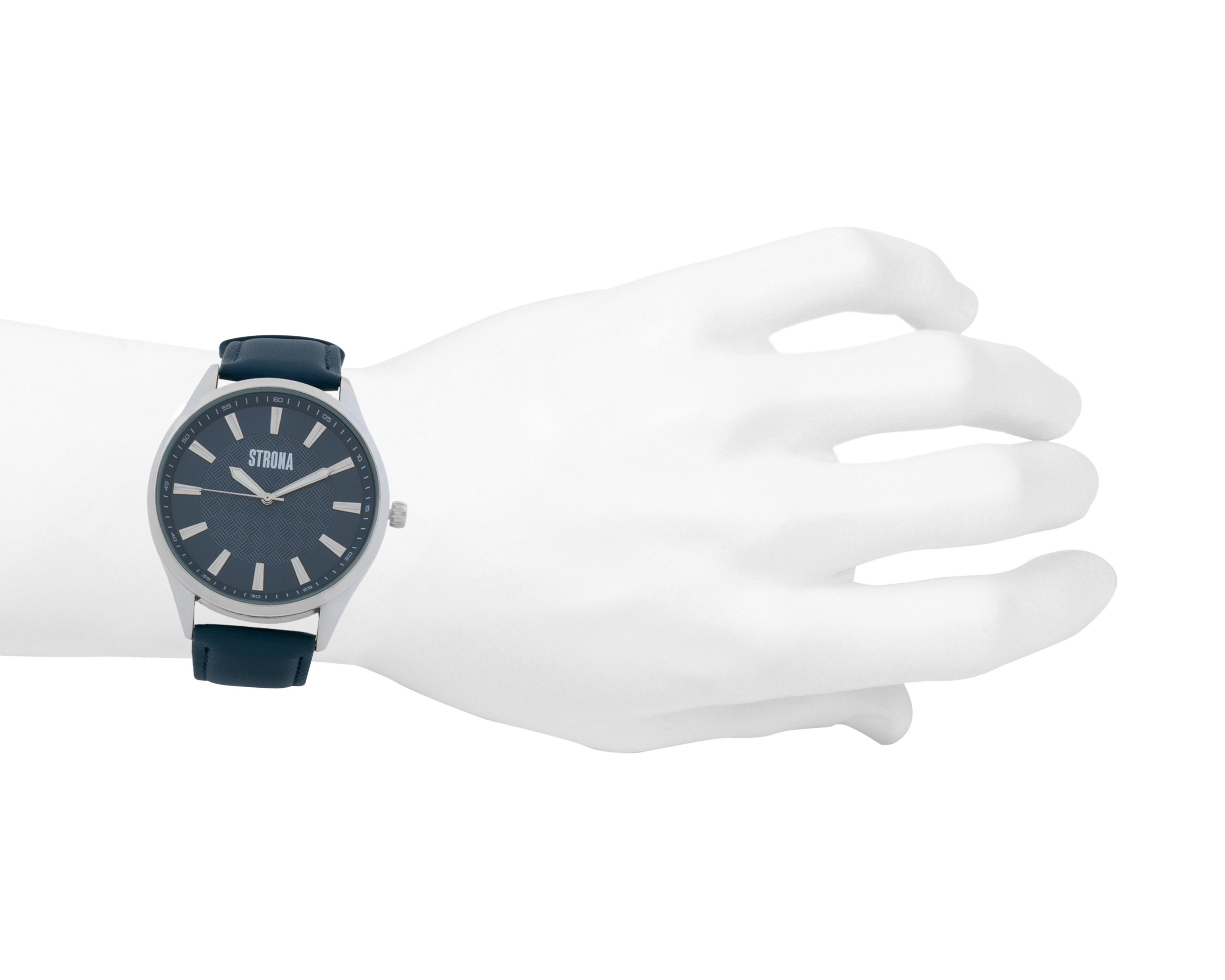 Foto 6 pulgar | Reloj para Hombre Strona Azul STN-23073-BLUE-24