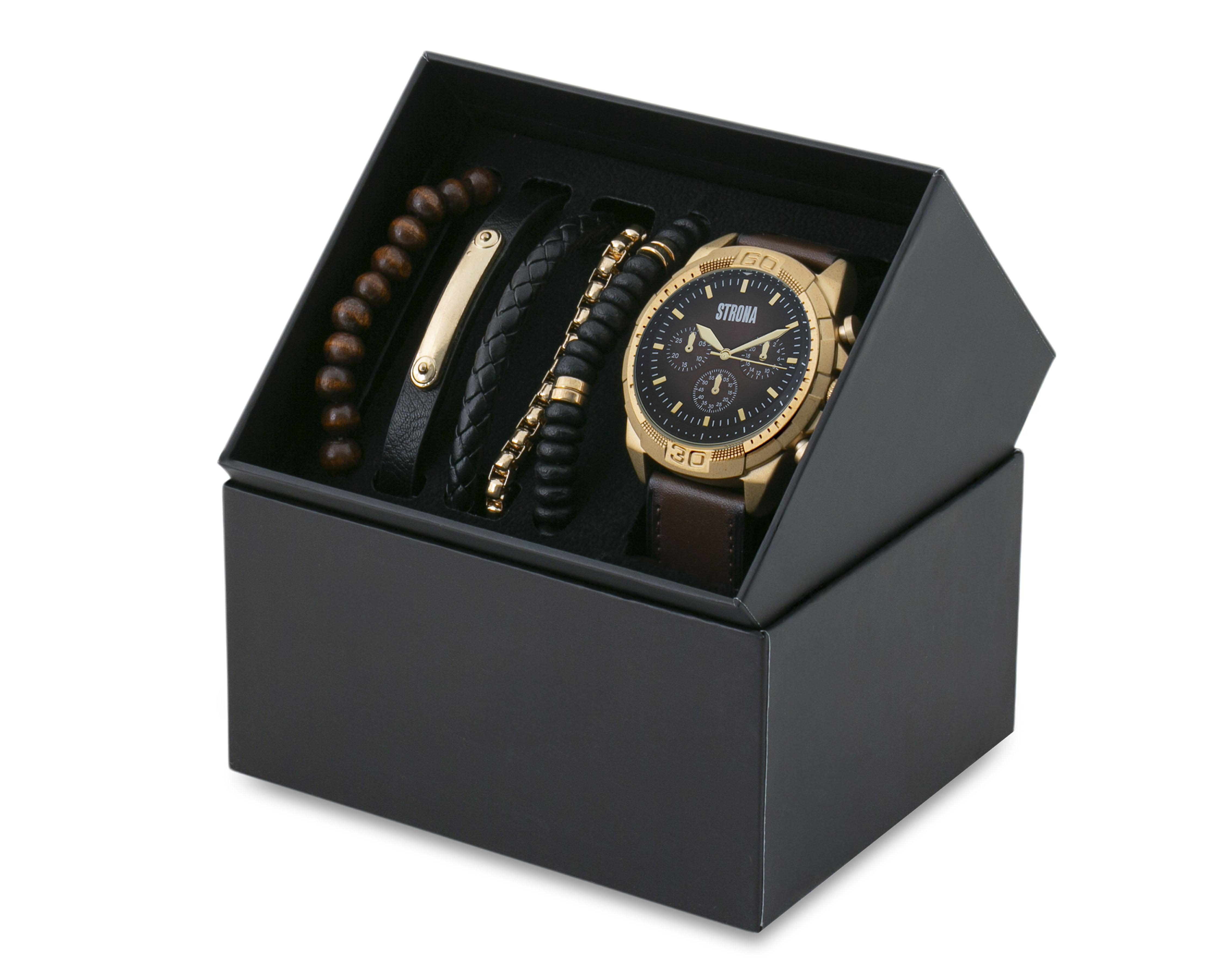 Foto 5 | Reloj para Hombre Strona STN-23103-24 con 5 accesorios