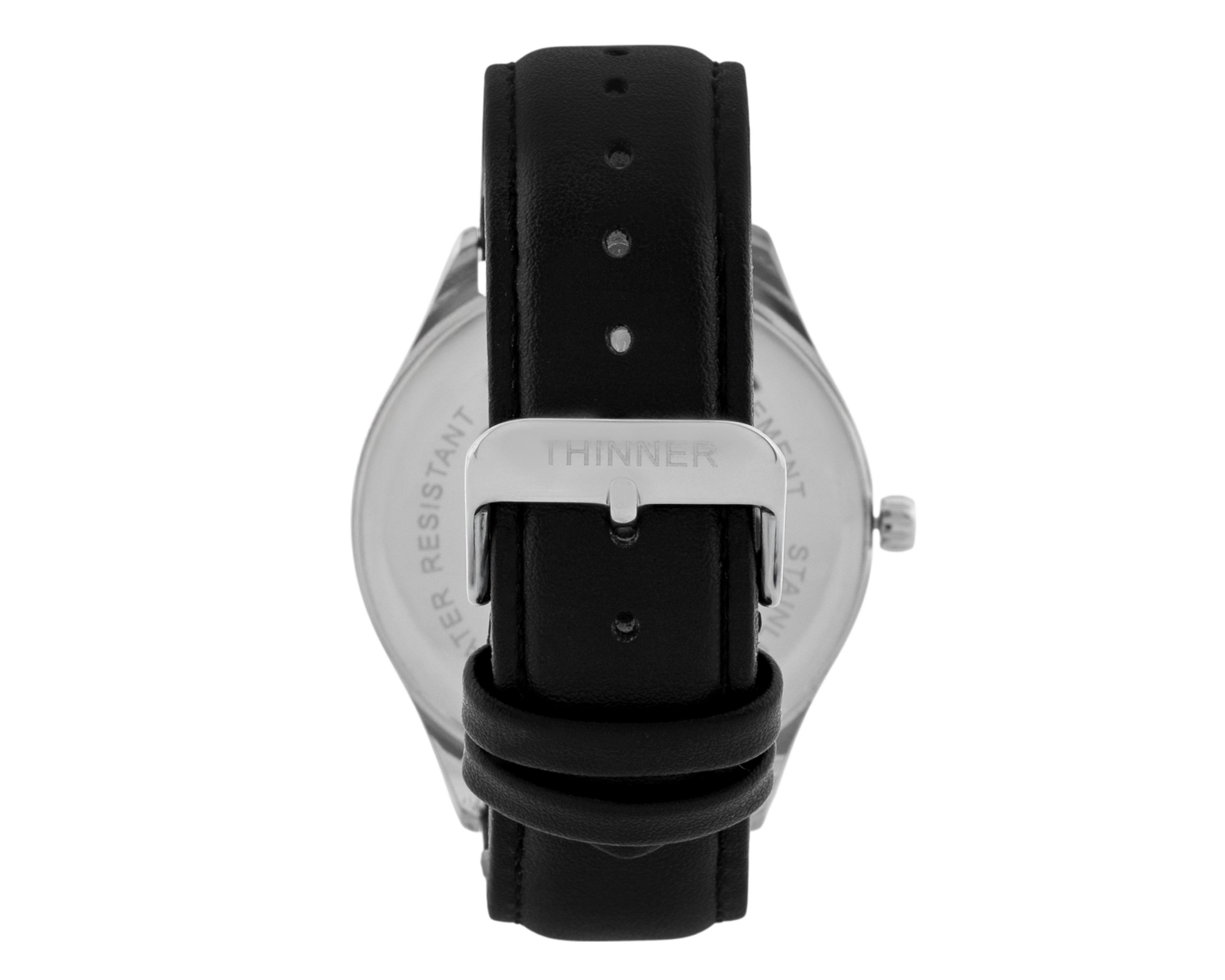 Foto 4 pulgar | Reloj para Hombre Thinner Negro TNR-23073