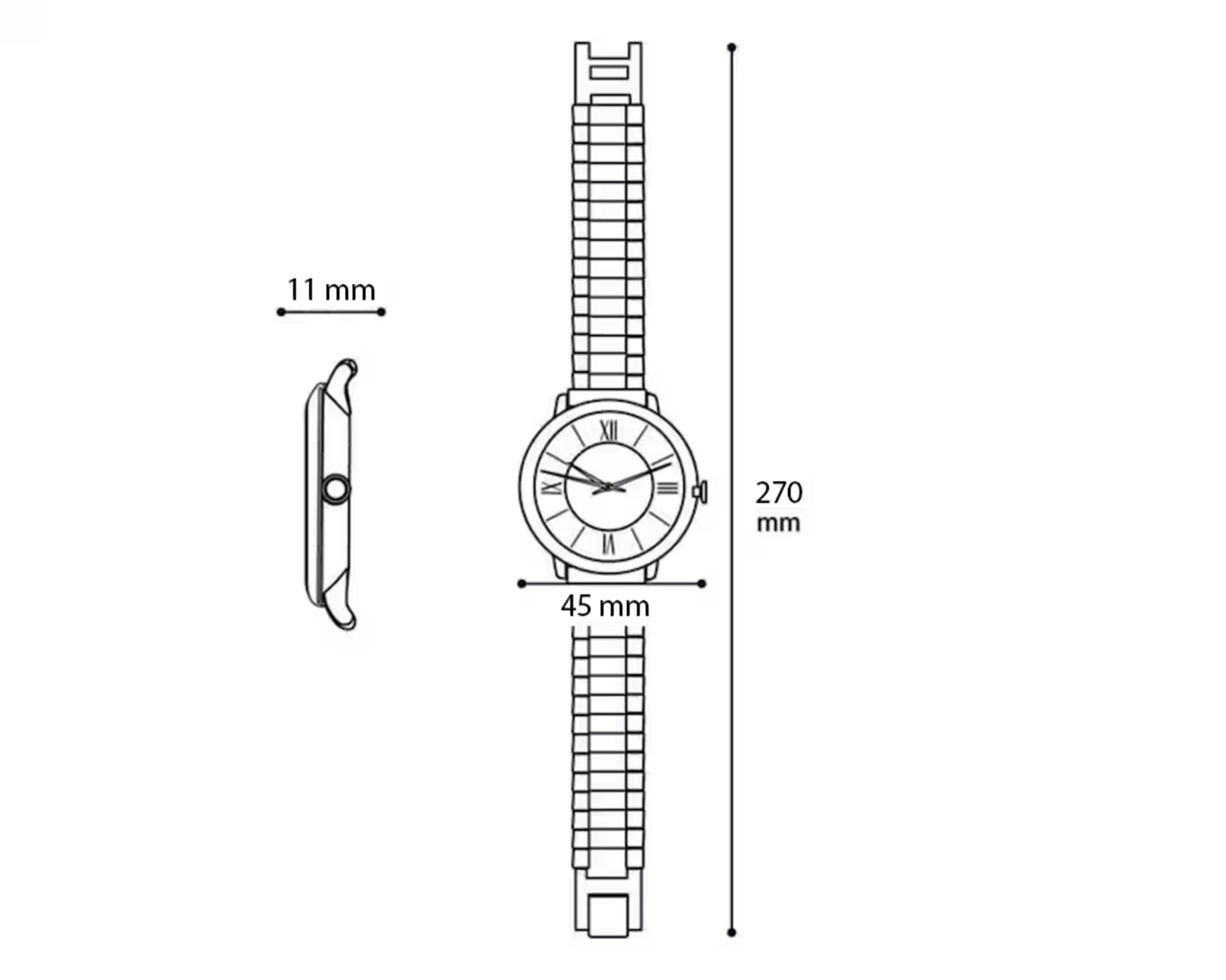 Foto 6 pulgar | Reloj para Mujer Bebe Dorado BB-D-04075-24