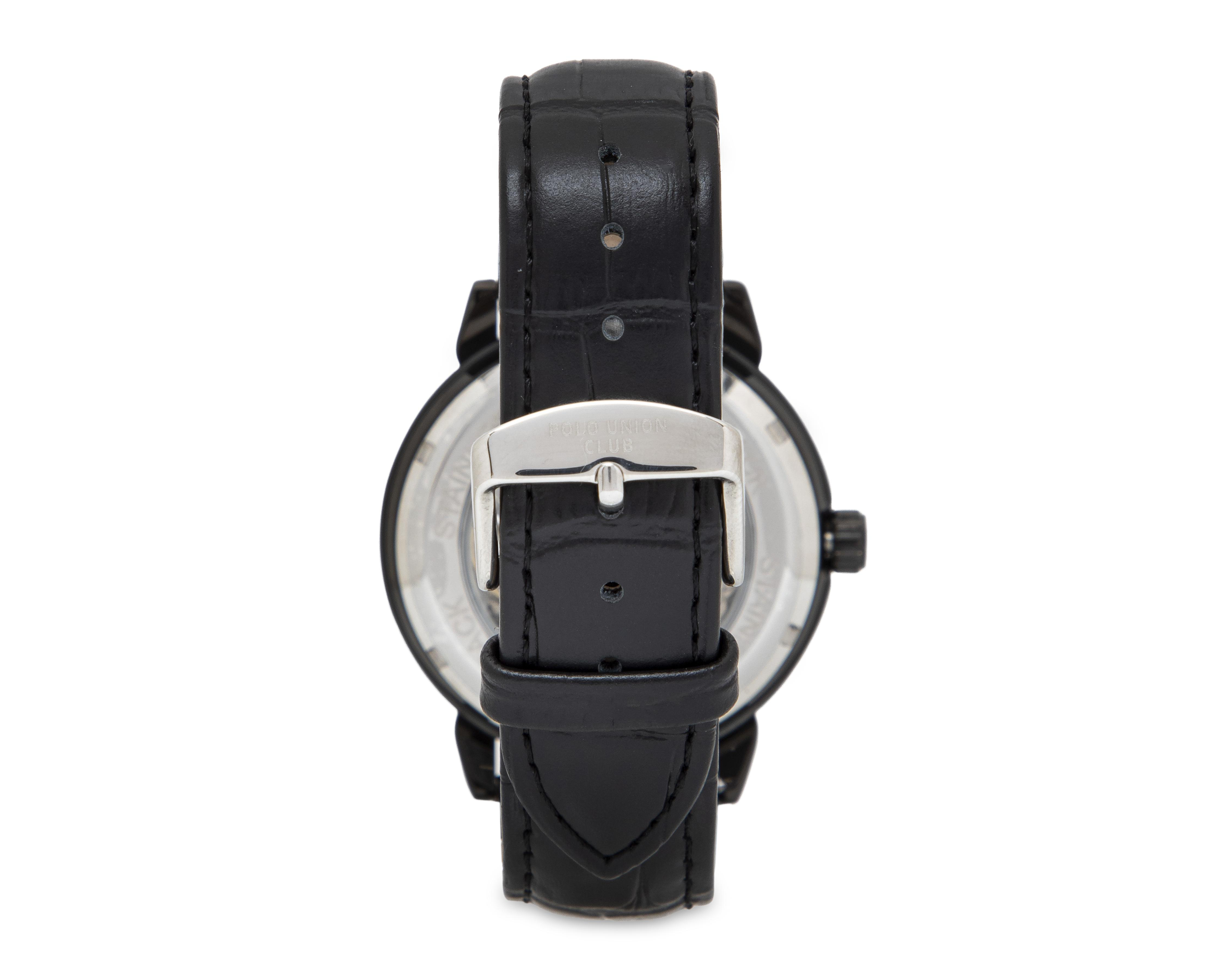 Foto 4 pulgar | Reloj para Hombre Polo Union Club Negro PUC-C-101