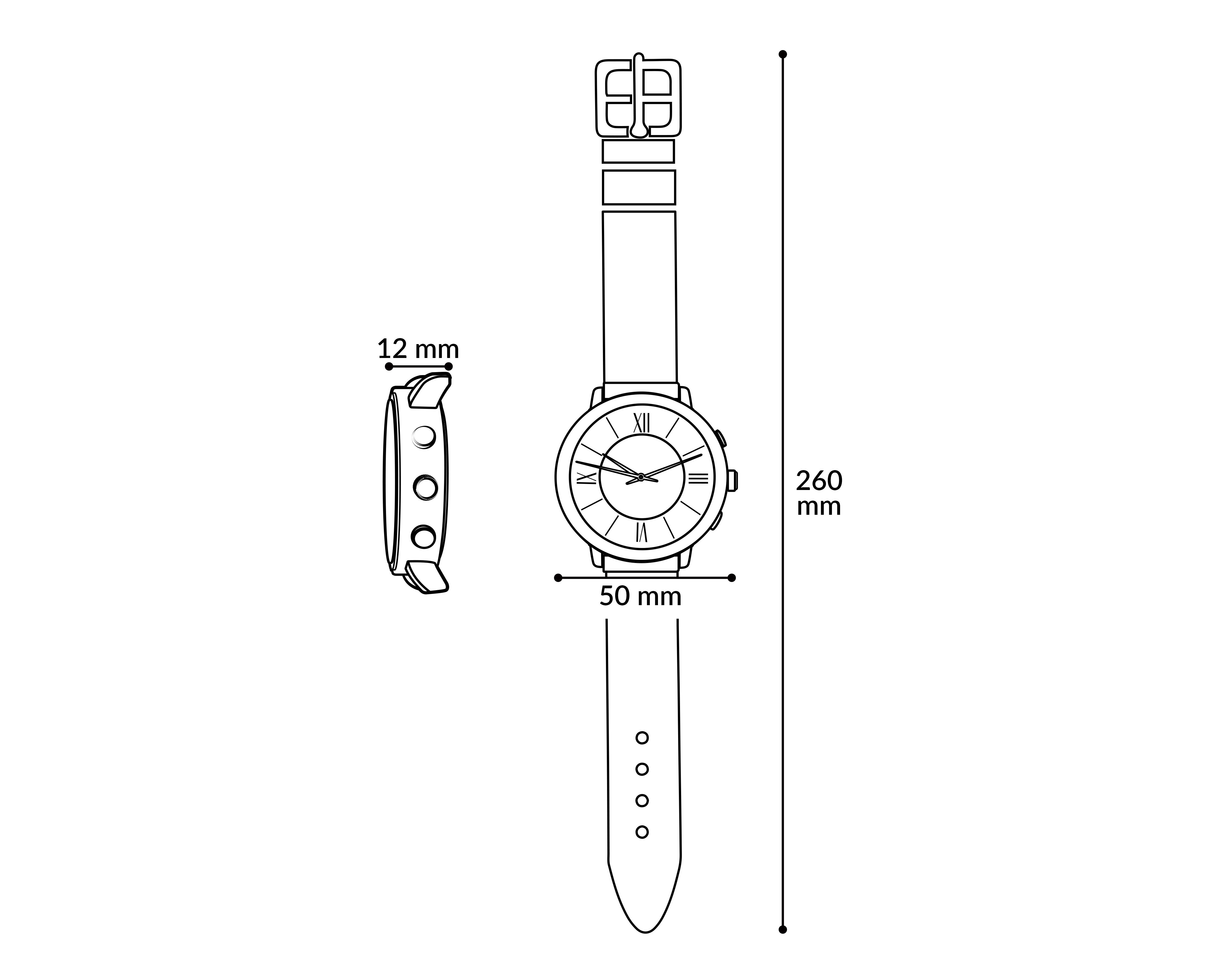 Foto 6 | Reloj para Hombre Refill Negro RFL-C-003-24
