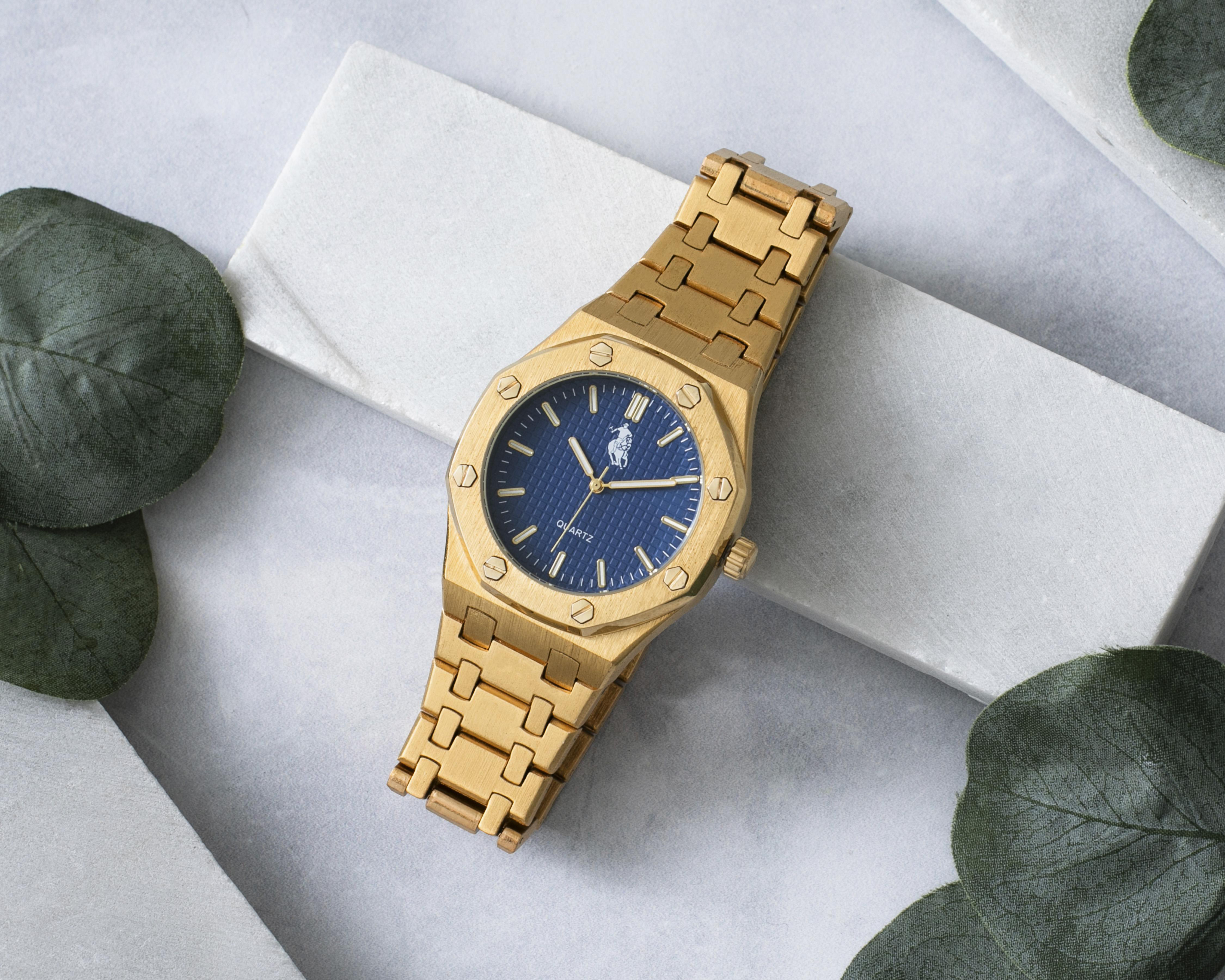 Foto 5 | Reloj para Hombre Polo Union Club Dorado