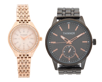 Foto 1 | Reloj para Hombre Thinner TNR-TN100-24 2 Piezas