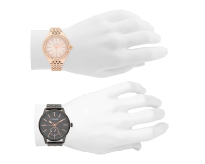Foto 4 | Reloj para Hombre Thinner TNR-TN100-24 2 Piezas