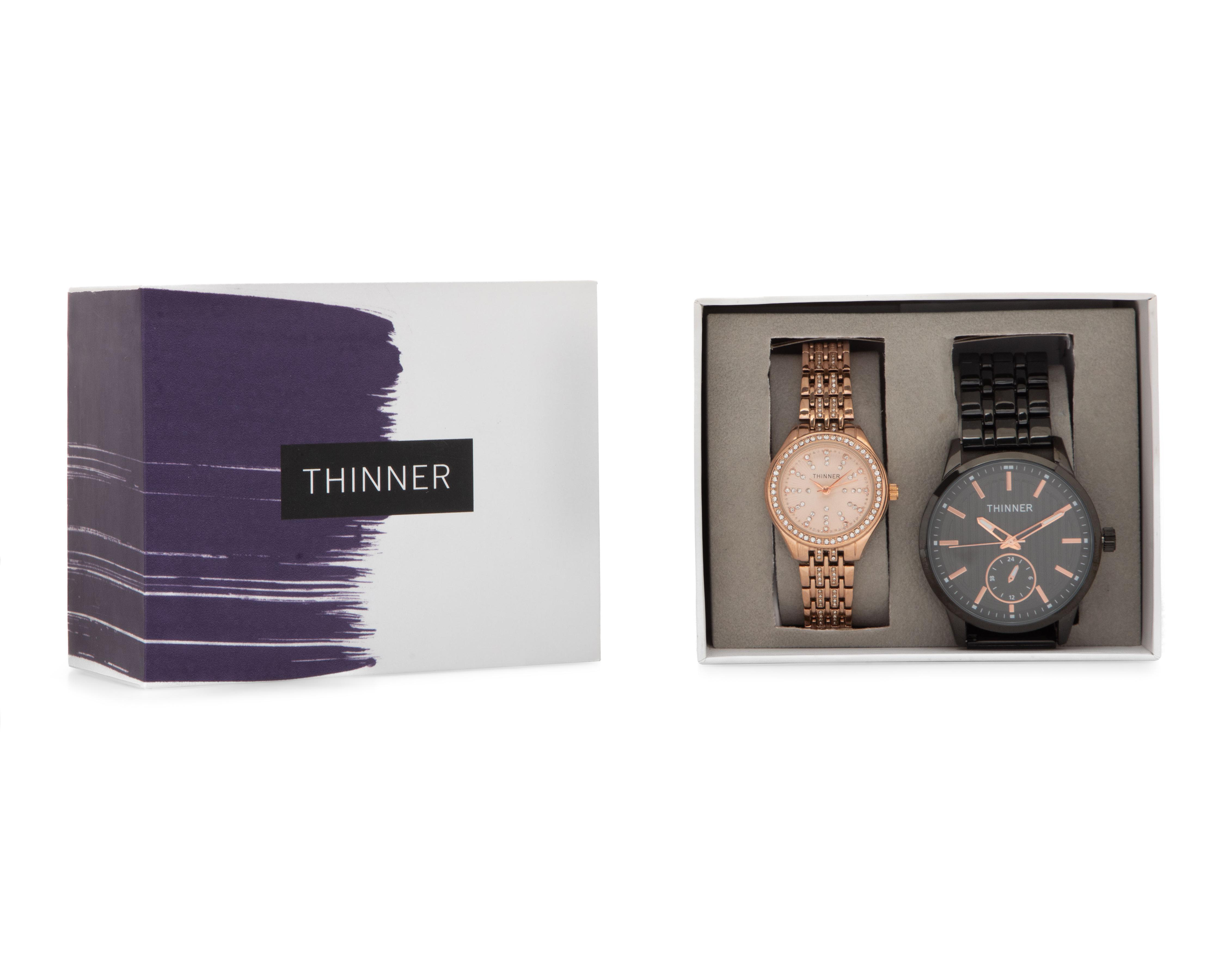 Foto 5 | Reloj Unisex Thinner TNR-TN100-24 2 Piezas