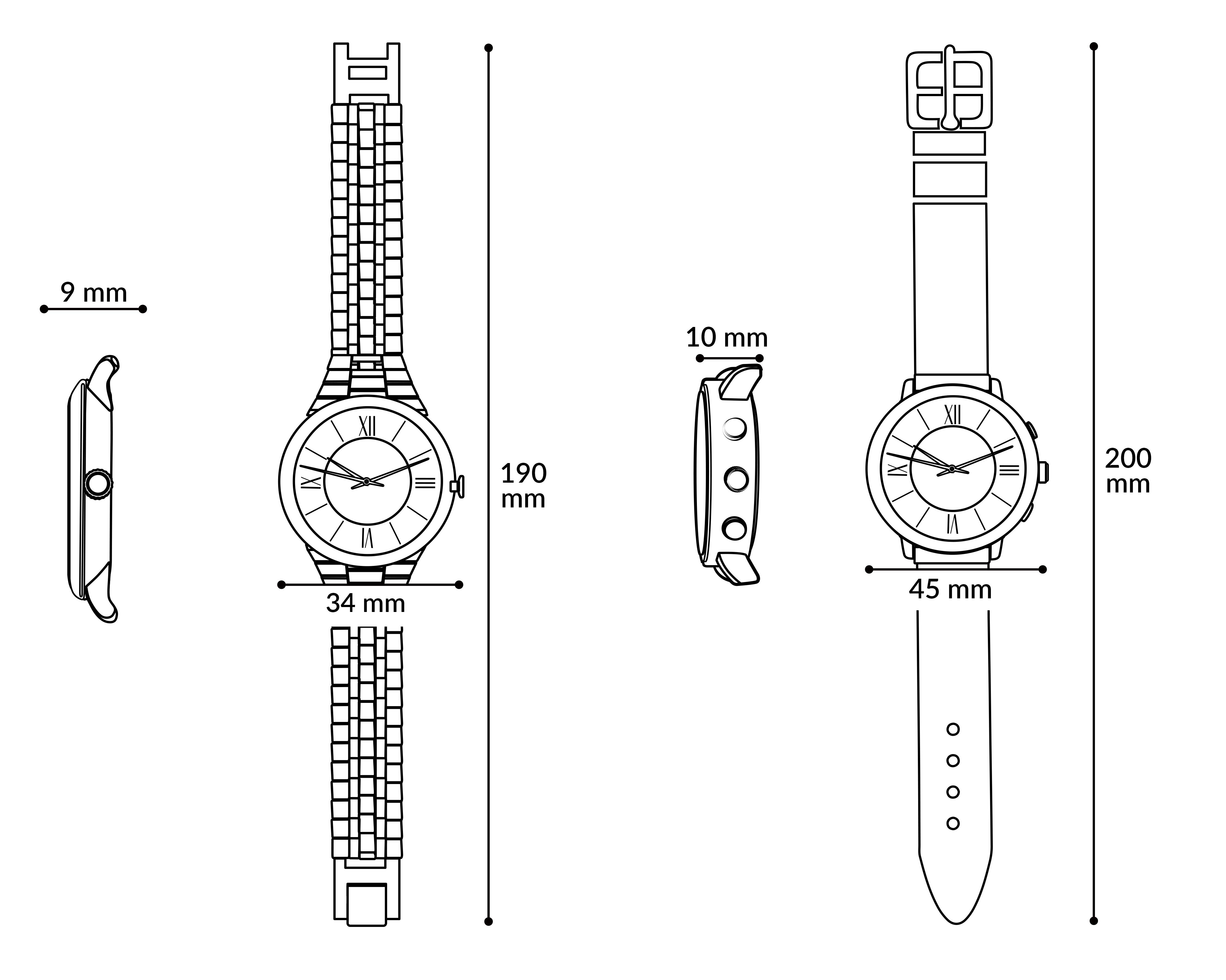 Foto 8 pulgar | Reloj para Hombre Thinner TNR-TN100-24 2 Piezas