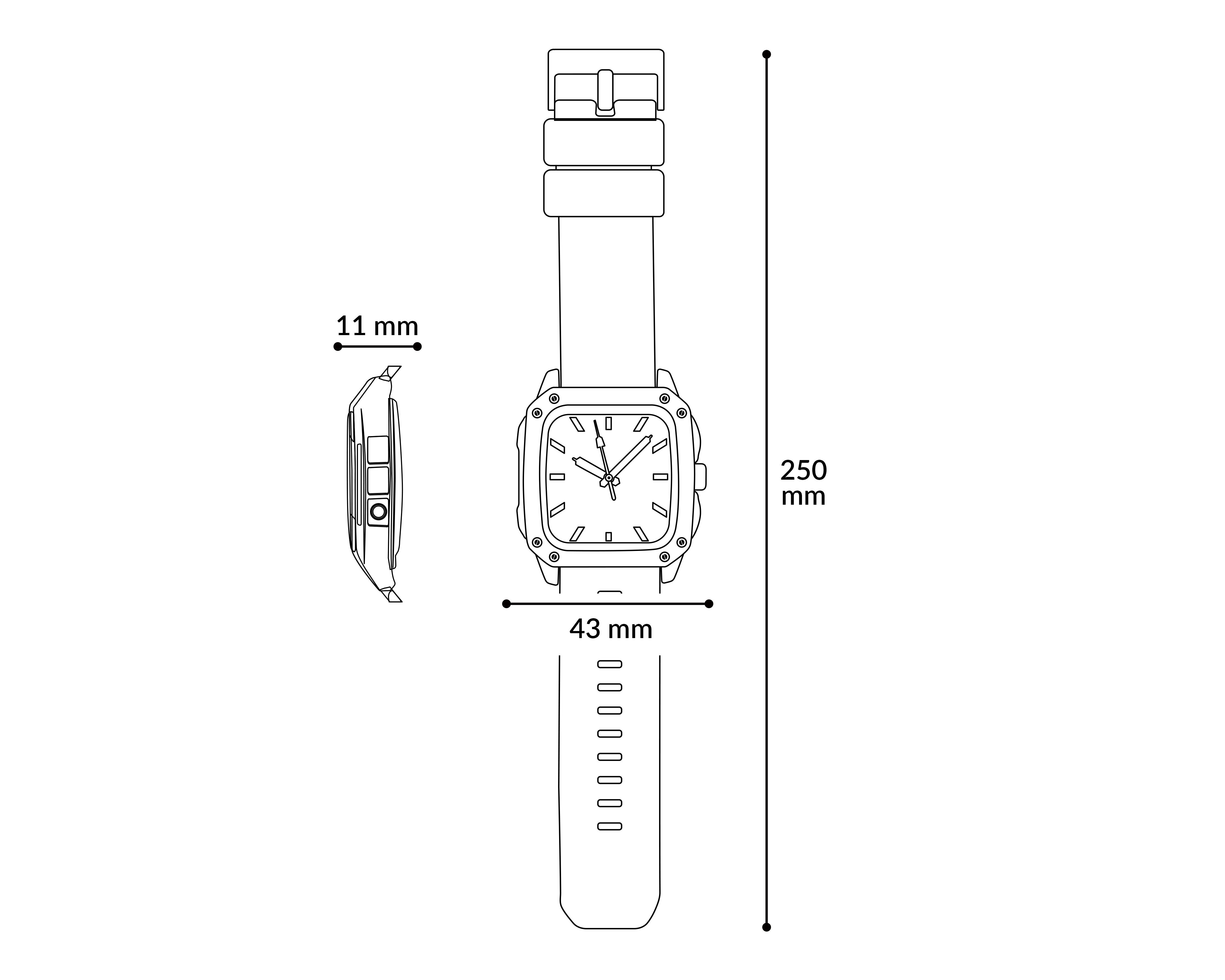Foto 7 pulgar | Reloj para Hombre Refill Azul RFL-C-BLE-24