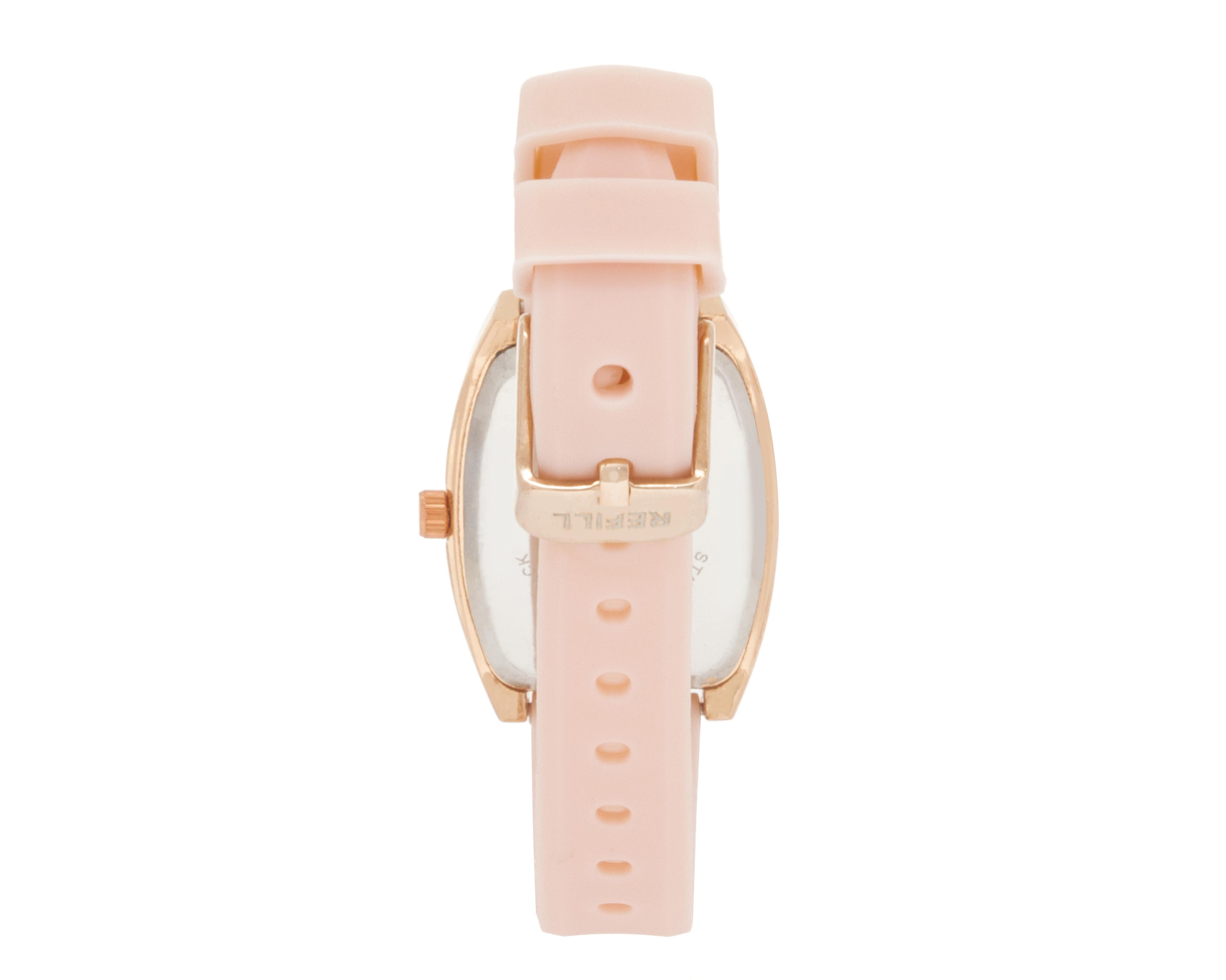 Foto 4 pulgar | Reloj para Mujer Refill Rosa  RFL-MTN03-24