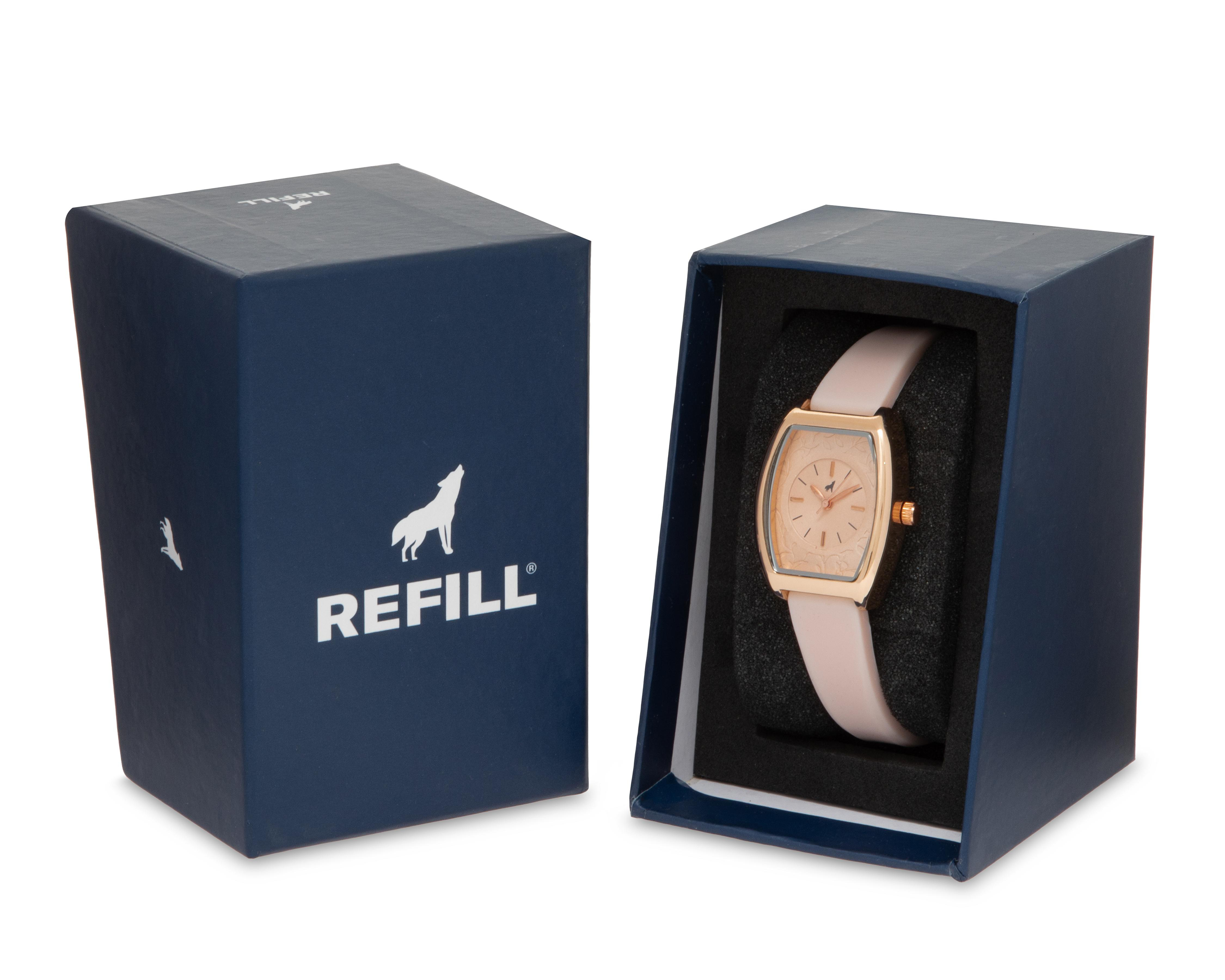 Foto 6 pulgar | Reloj para Mujer Refill Rosa  RFL-MTN03-24