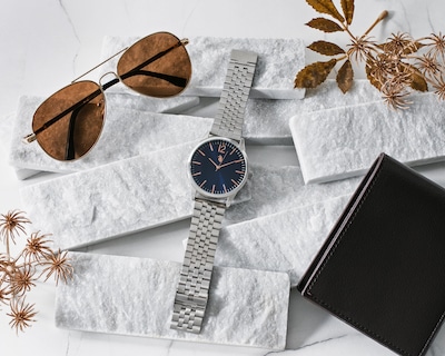 Foto 8 | Set de Reloj para Hombre Polo Union Club con Lentes y Cartera