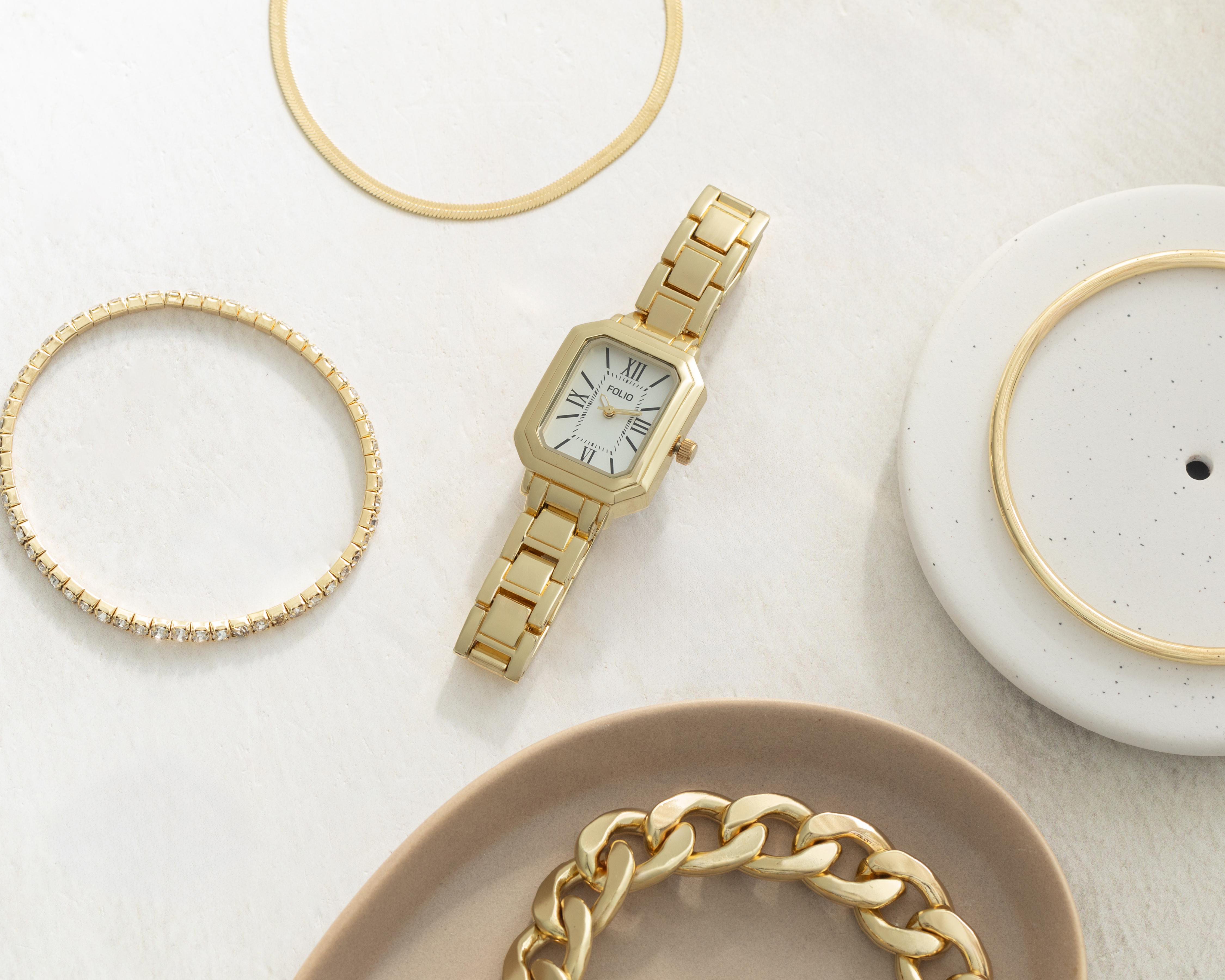 Foto 8 pulgar | Reloj para Mujer Folio FMDFL2051 con 4 Accesorios