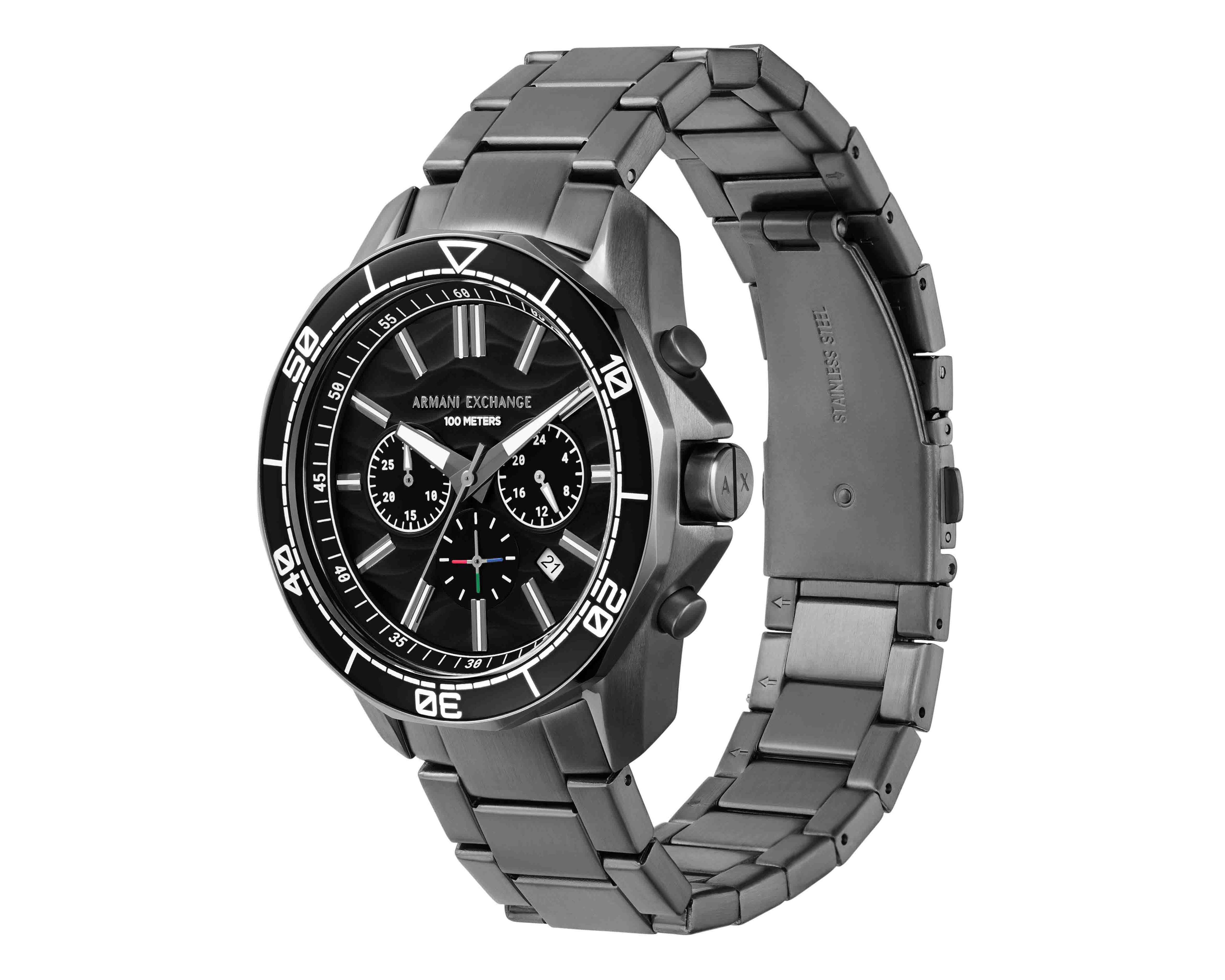 Foto 5 pulgar | Reloj para Hombre Armani Exchange Plomizo Ax1959