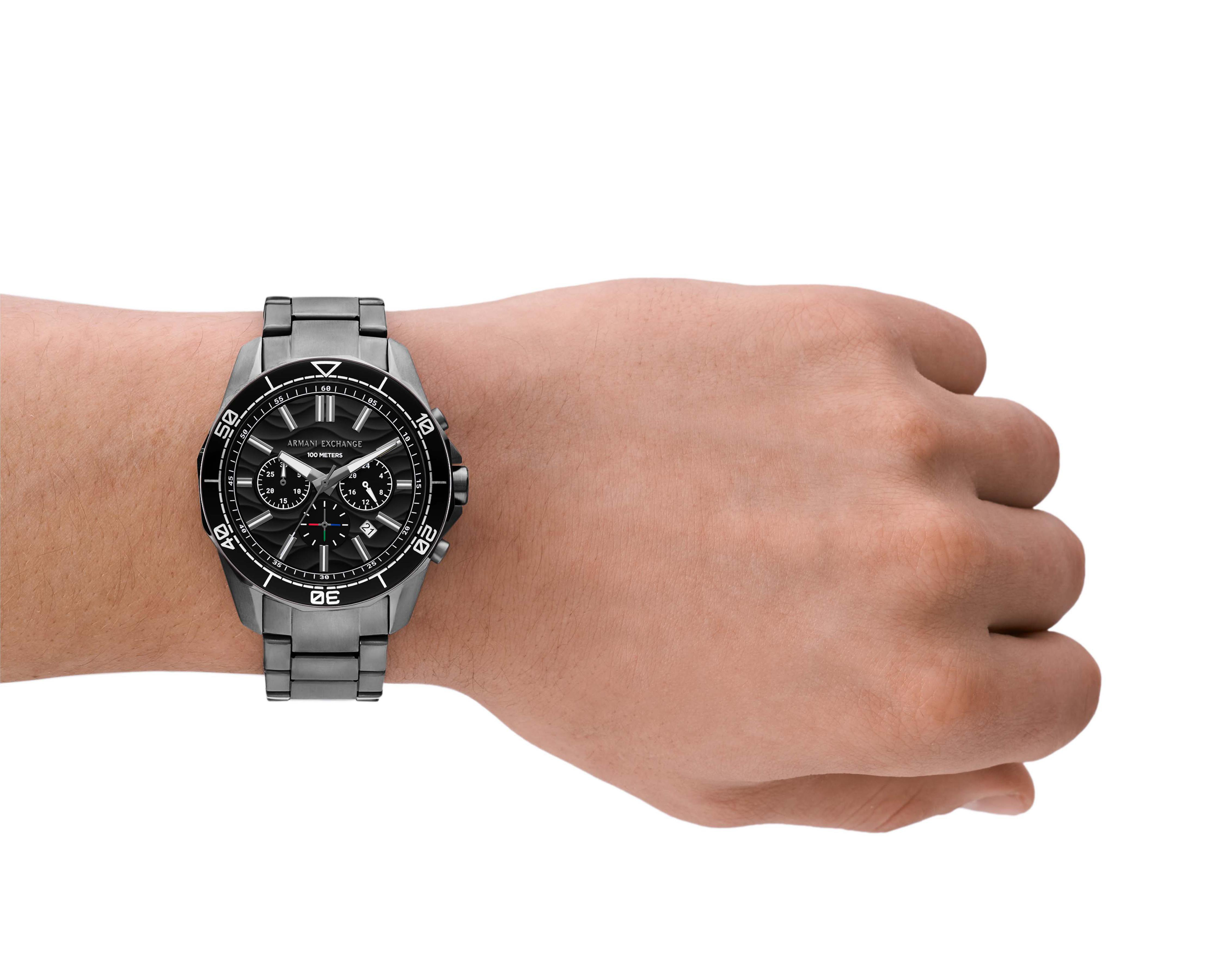 Foto 7 pulgar | Reloj para Hombre Armani Exchange Plomizo Ax1959