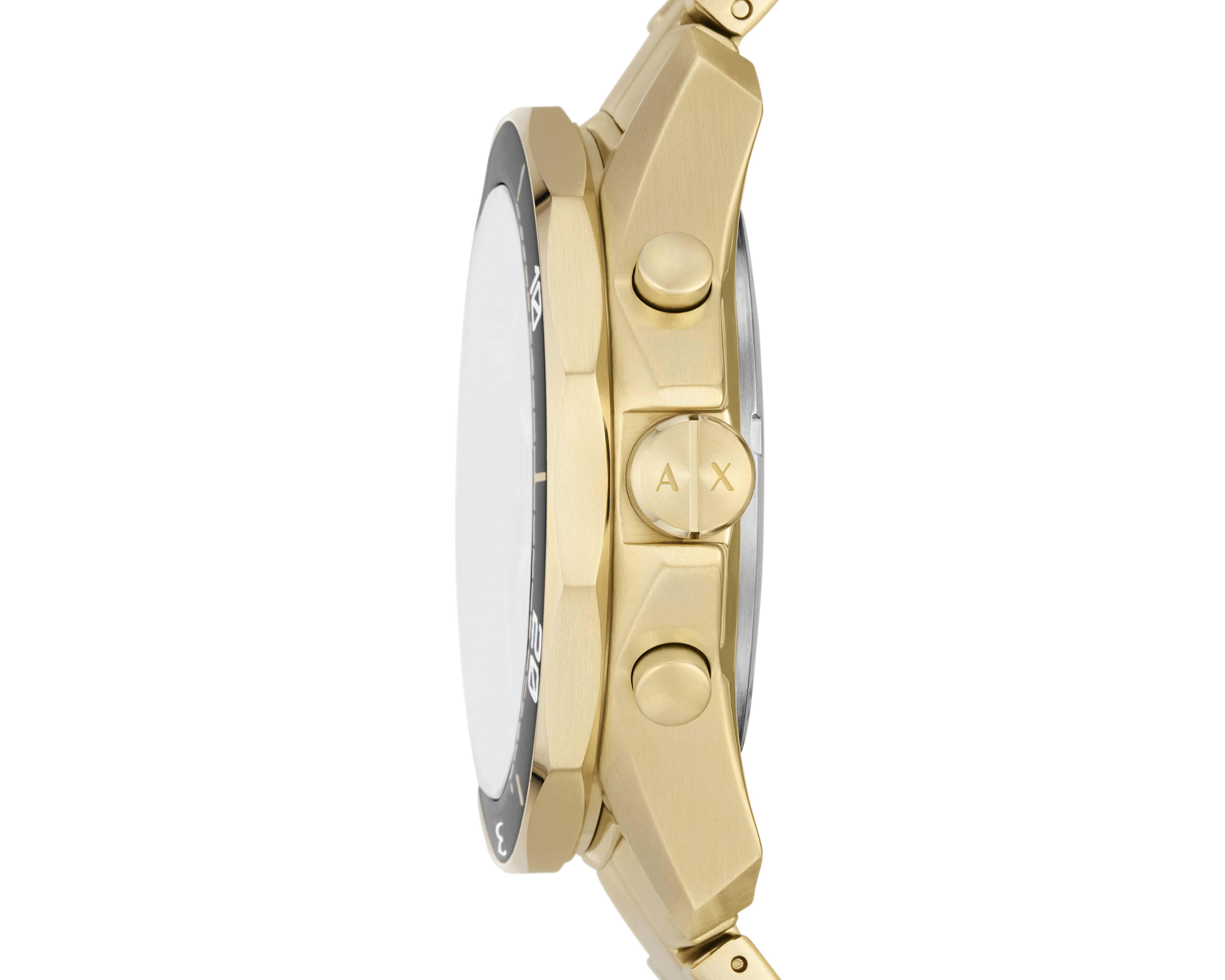 Foto 3 pulgar | Reloj para Hombre Armani Exchange Dorado Ax1958