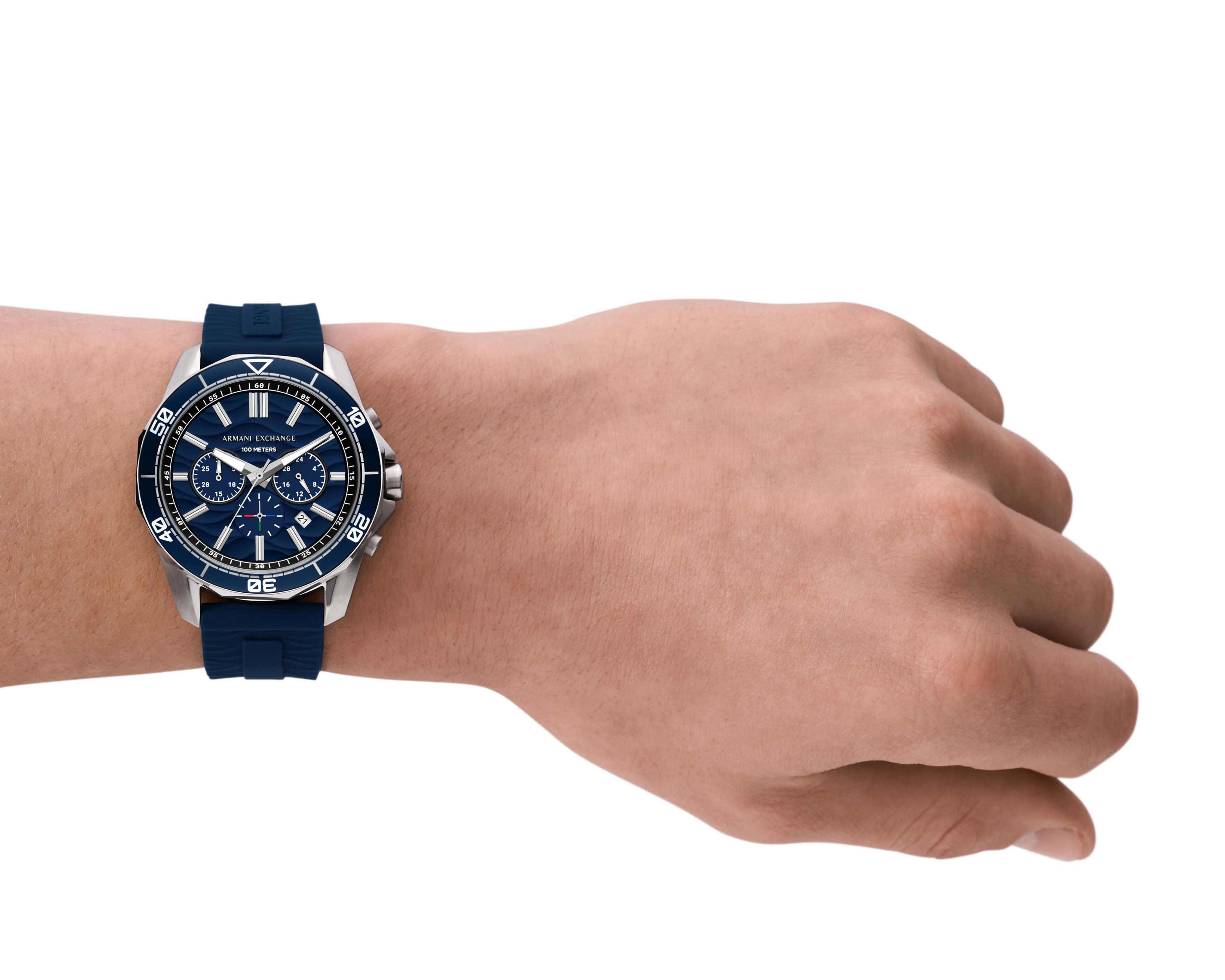 Foto 6 | Reloj para Hombre Armani Exchange Azul Ax1960