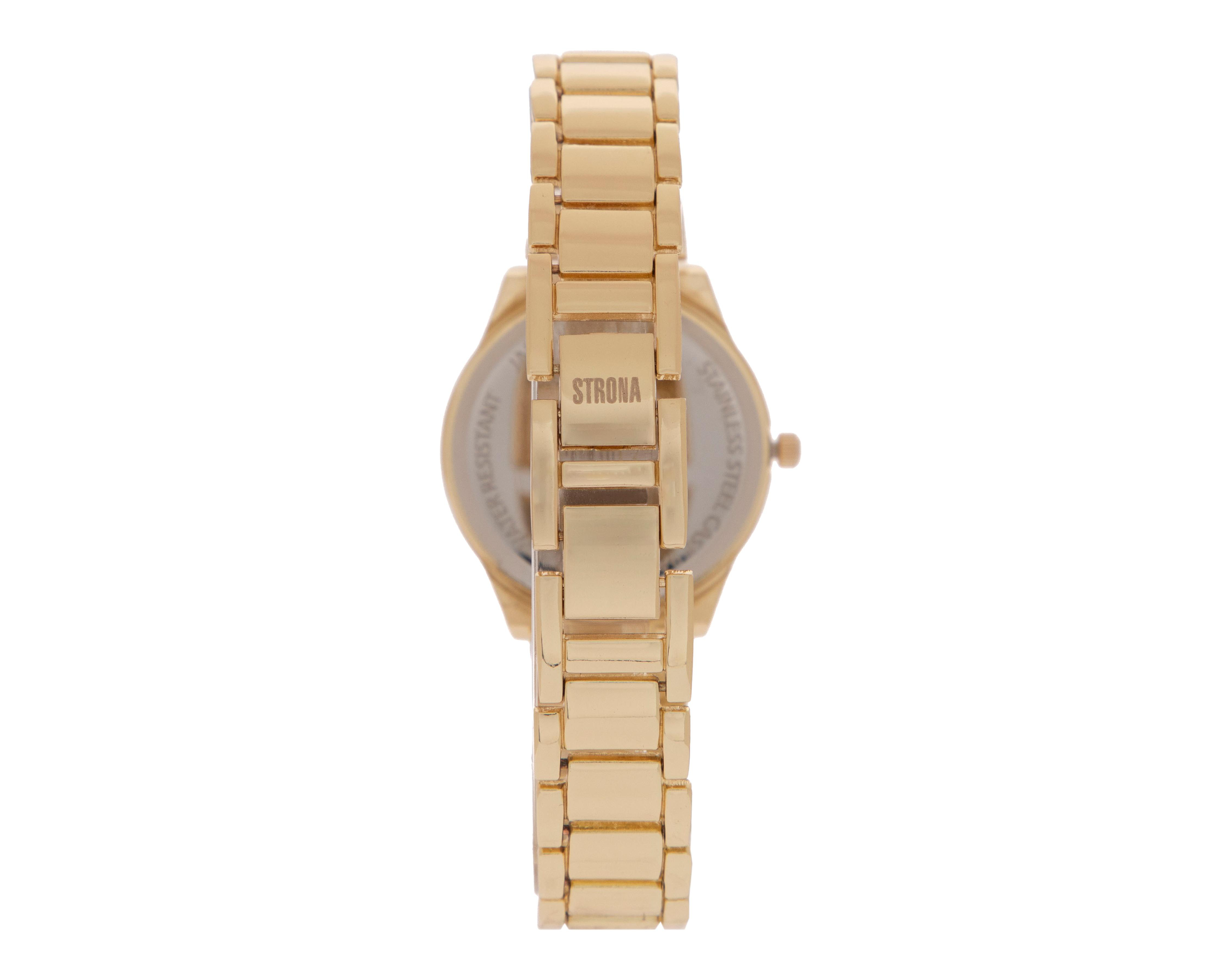 Foto 4 pulgar | Reloj Strona para Mujer STN-NAN53-24 Dorado