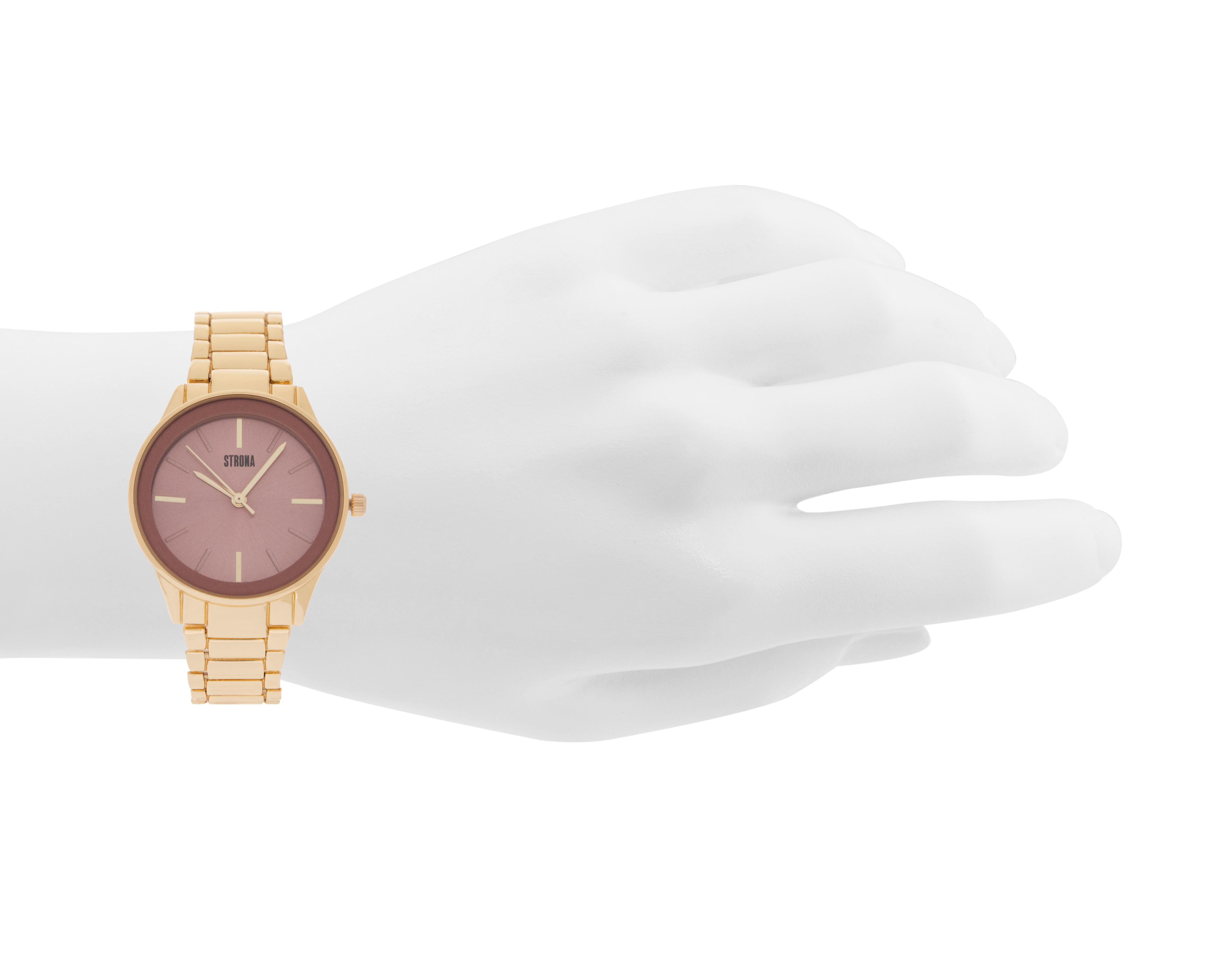 Foto 5 pulgar | Reloj Strona para Mujer STN-NAN53-24 Dorado