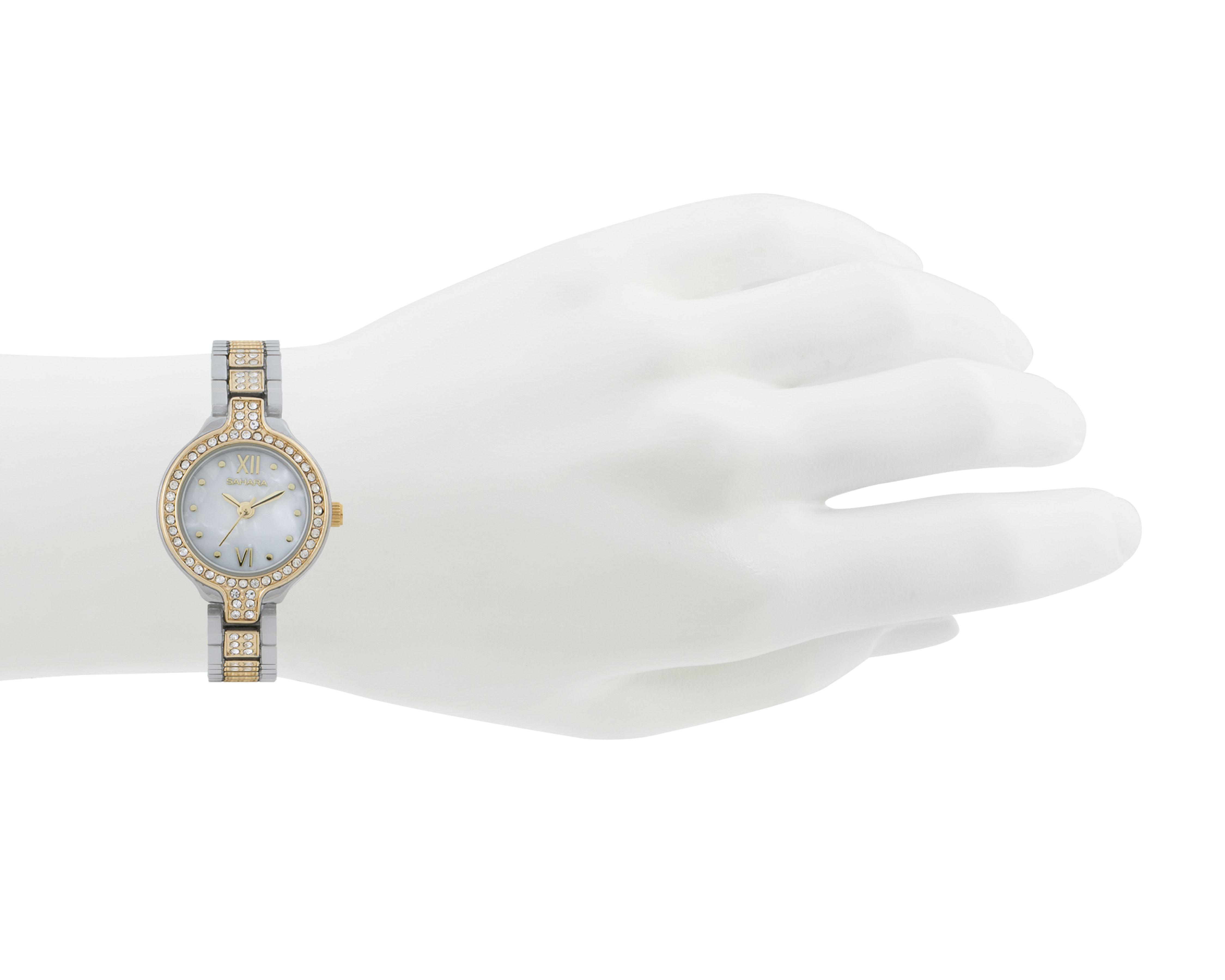 Foto 5 | Reloj para Mujer Sahara Plateado SHR-D-EG17-24