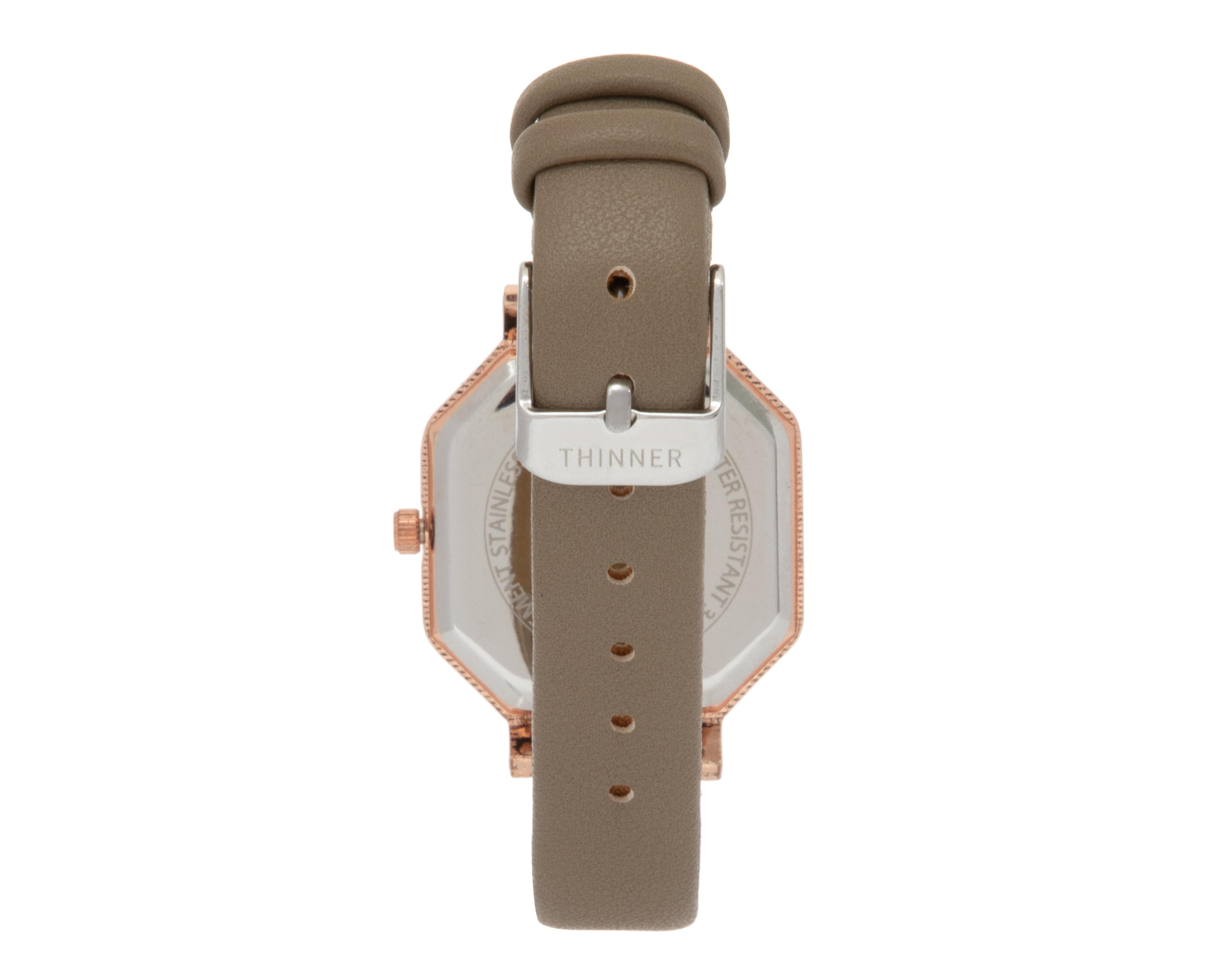 Foto 4 pulgar | Reloj para Mujer Sahara Beige TNR-LW86-24
