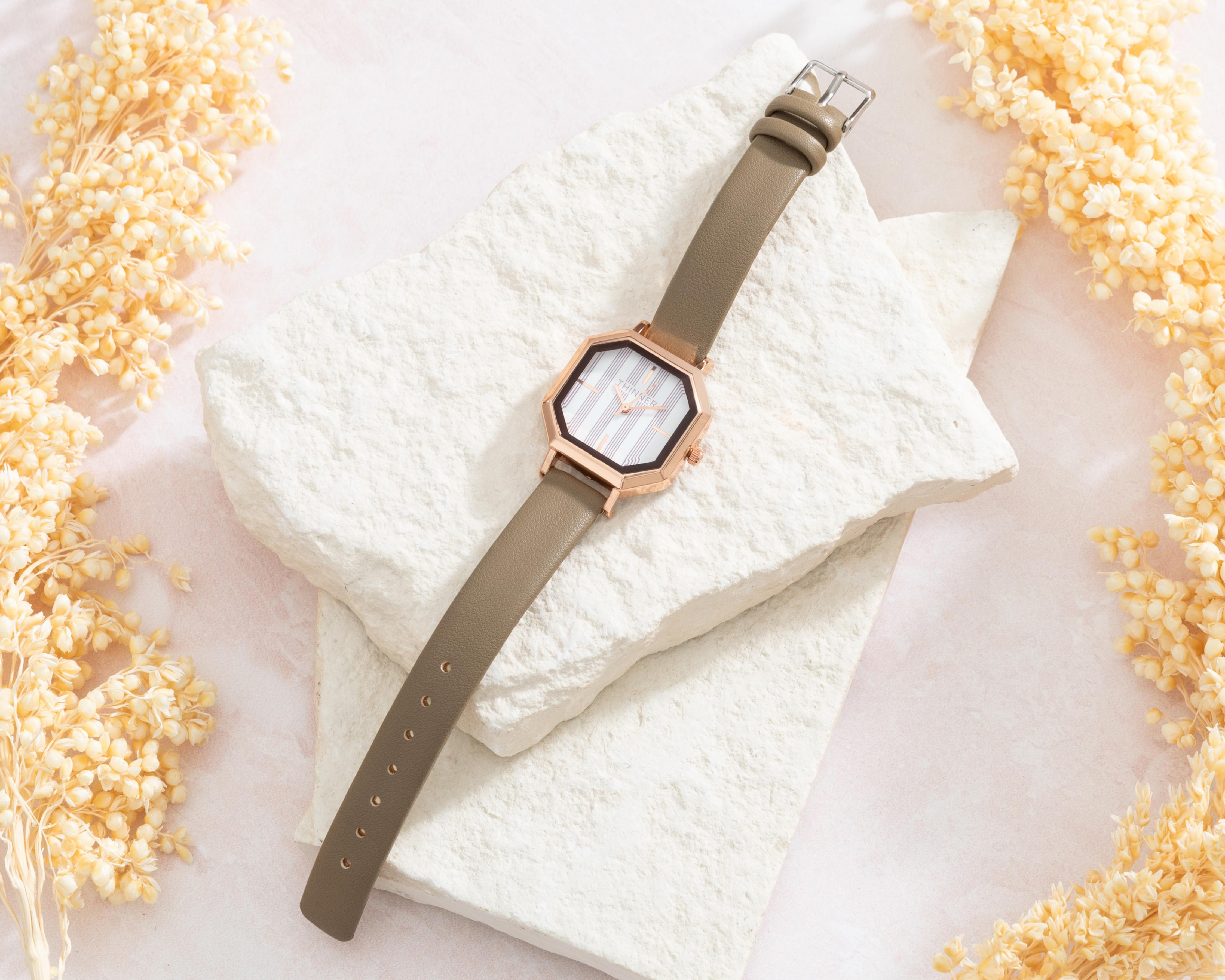 Foto 7 pulgar | Reloj para Mujer Sahara Beige TNR-LW86-24